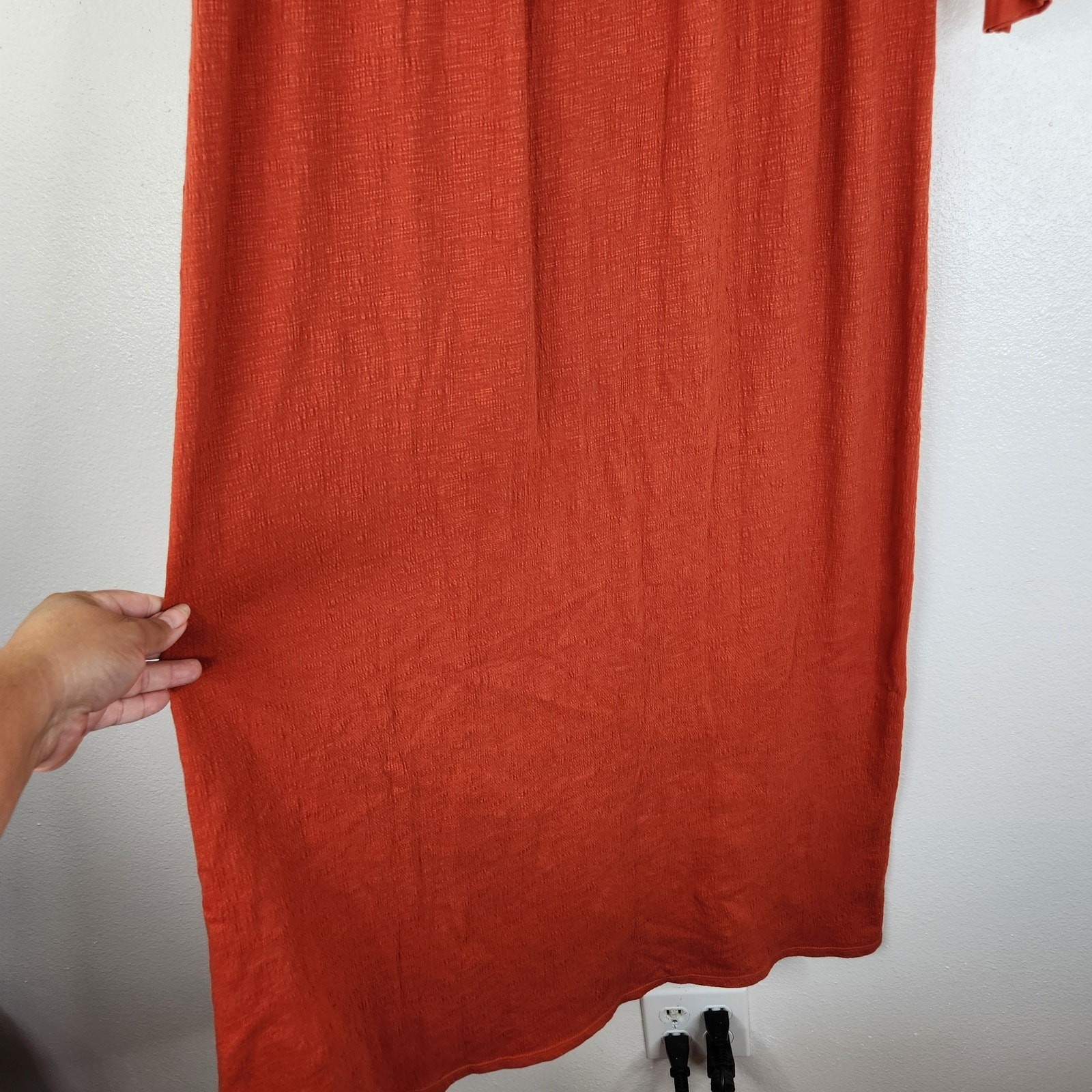Richer Poorer Pumpkin Maxi Balloon Sleeve Dress Women’s Medium Boho Bohemian