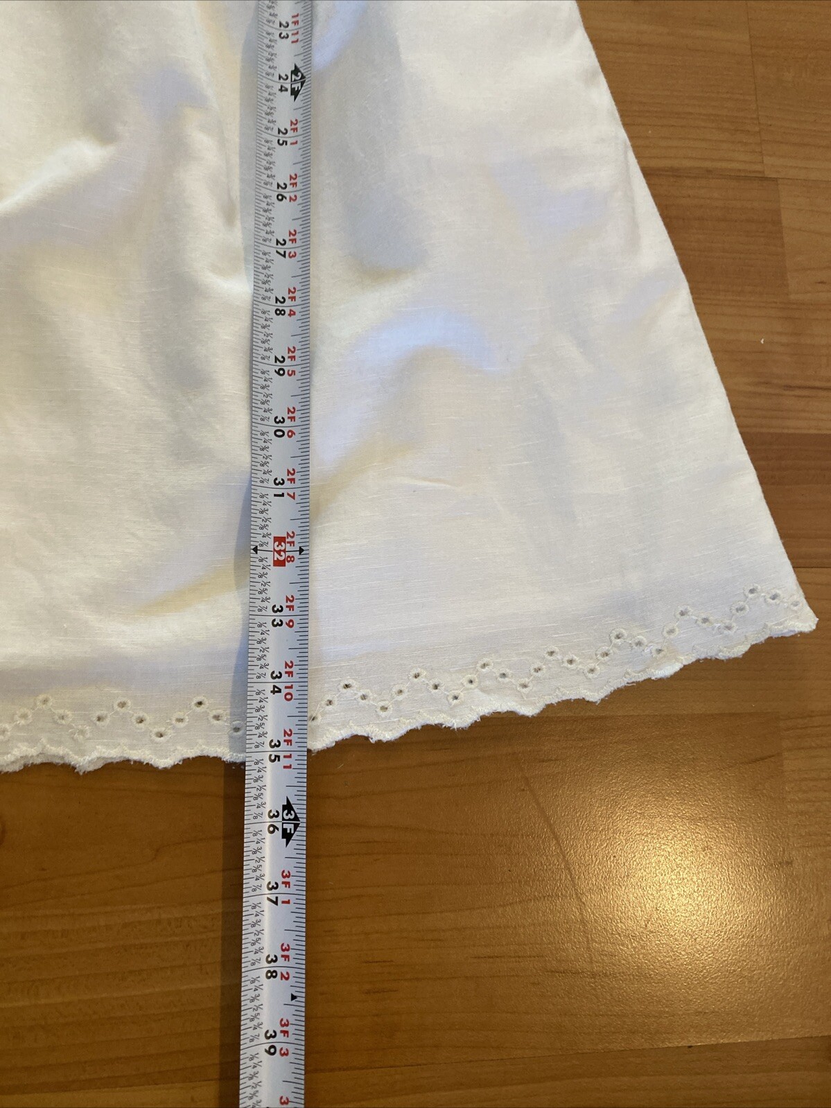 Madewell White Eyelet Overlay Open Back Dress Size 6/S Sleeveless Beachy Boho