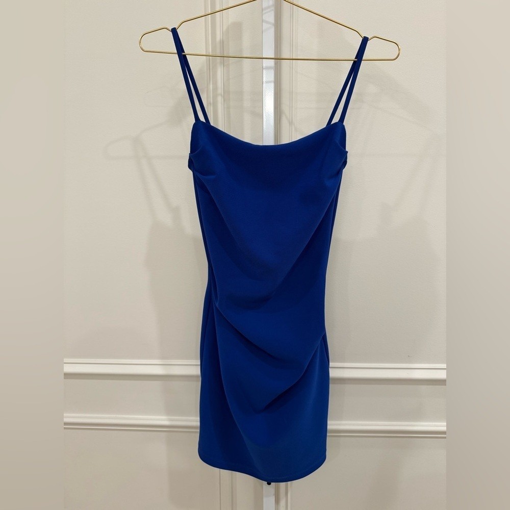 NWT Nookie Tease Mini Dress in Royal