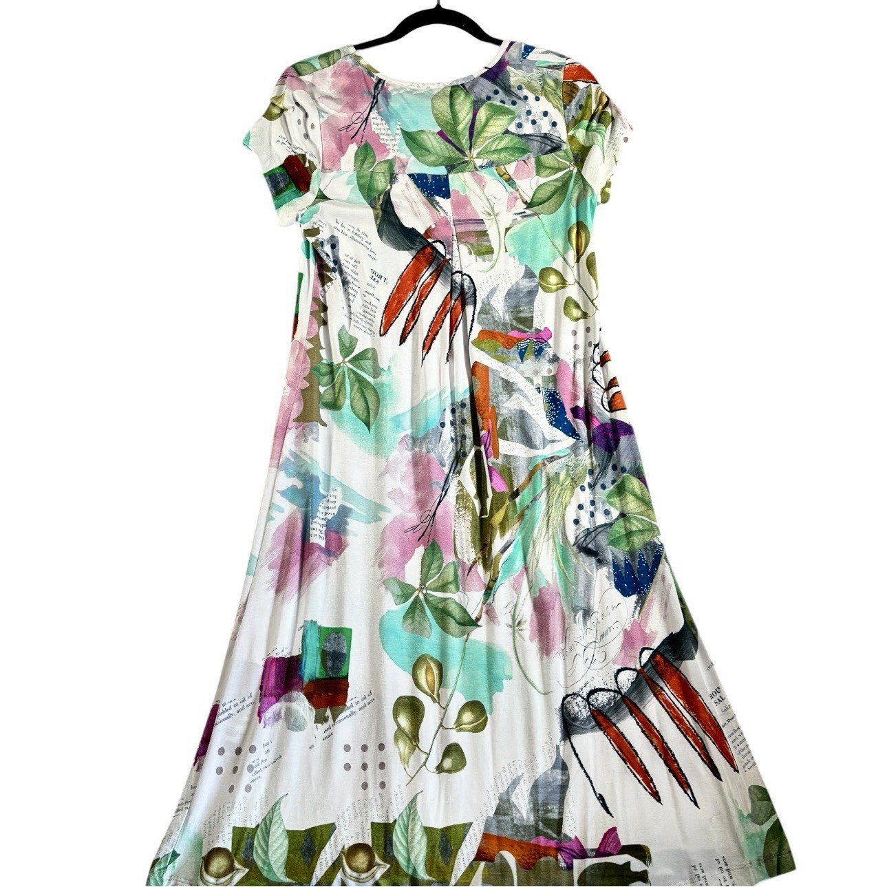 Simply Art by DOLCEZZA Happy With Spring Dress Women’s M White Knit Viscose NEW