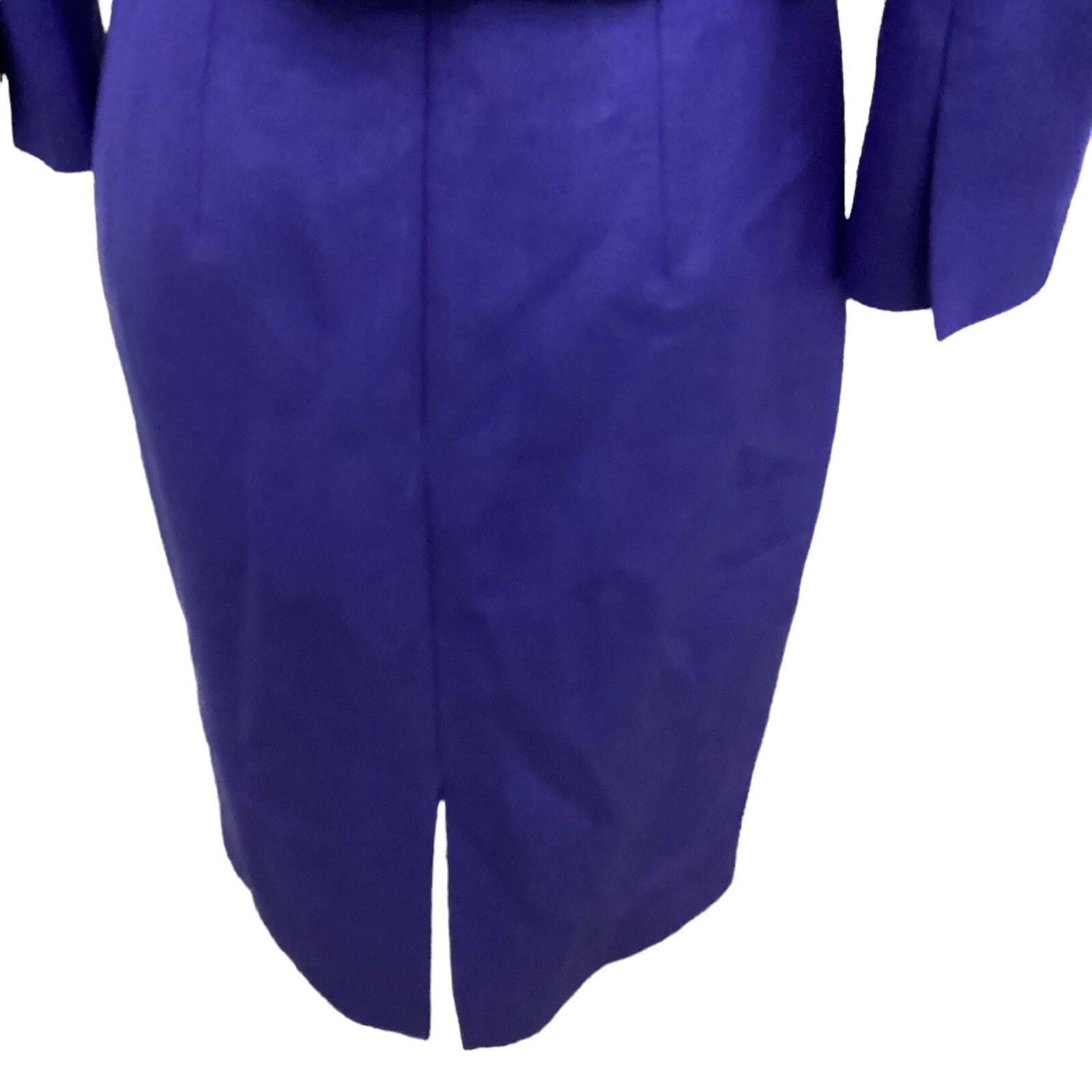 Hobbs Blue Cotton Dress Size 10 + Jacket Size 10 Short 39” Ec Away 30.4
