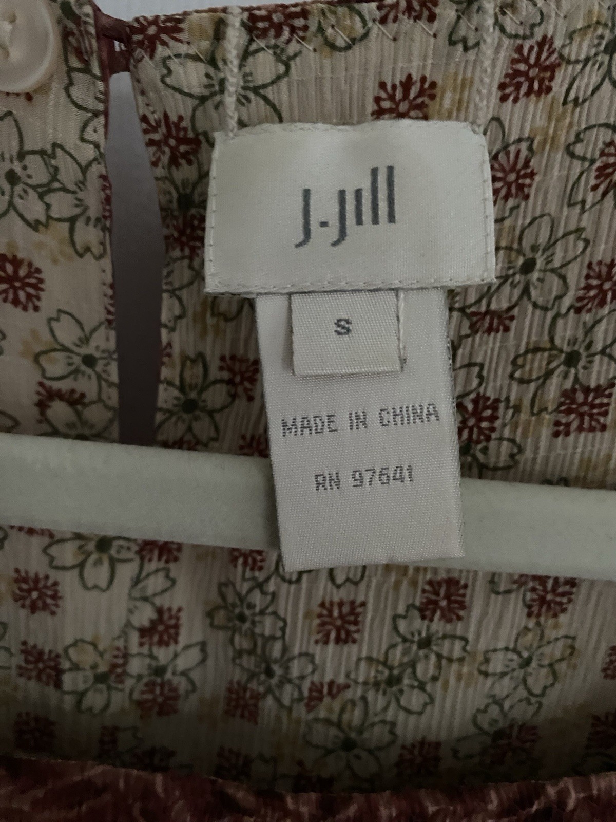 j jill silk dress small