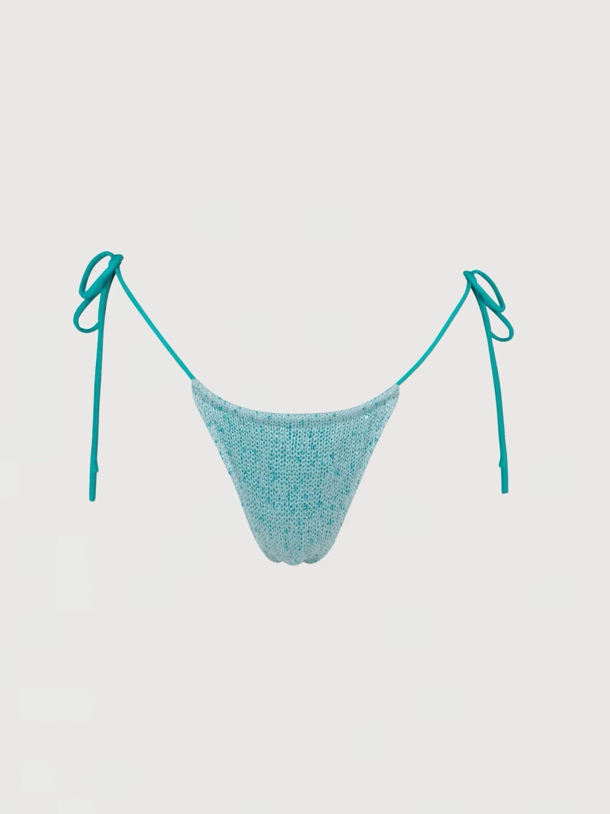 NWOT Asta Resort Lio Bikini Bottom- Blue Sequin – Size: Small.