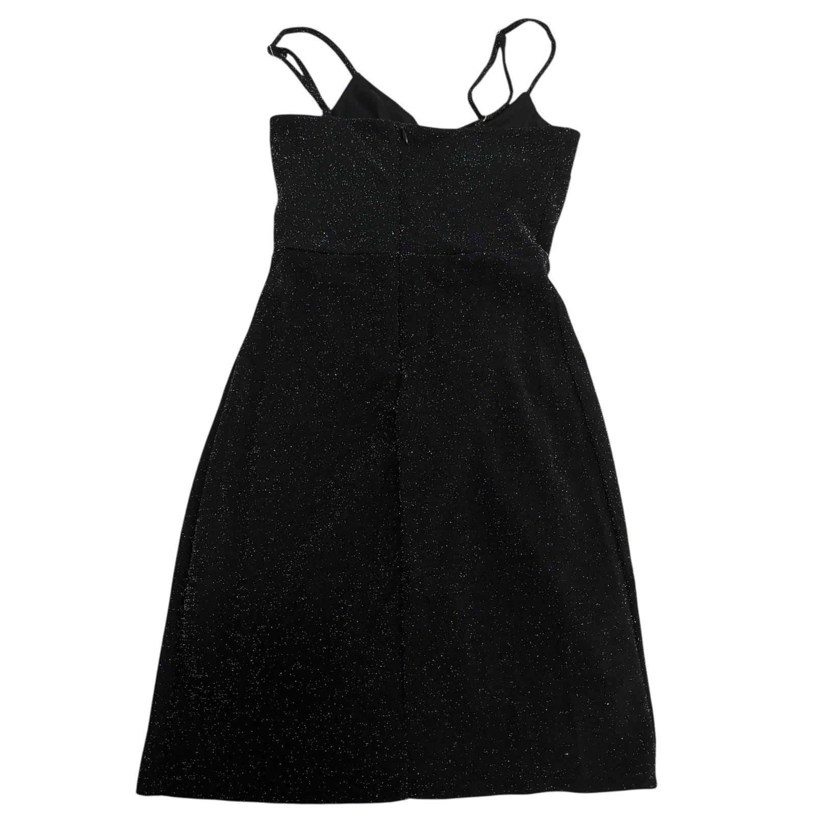 Altar’d State Black Metallic Sleeveless Mini Dress Size XXS Glam Sexy Holiday