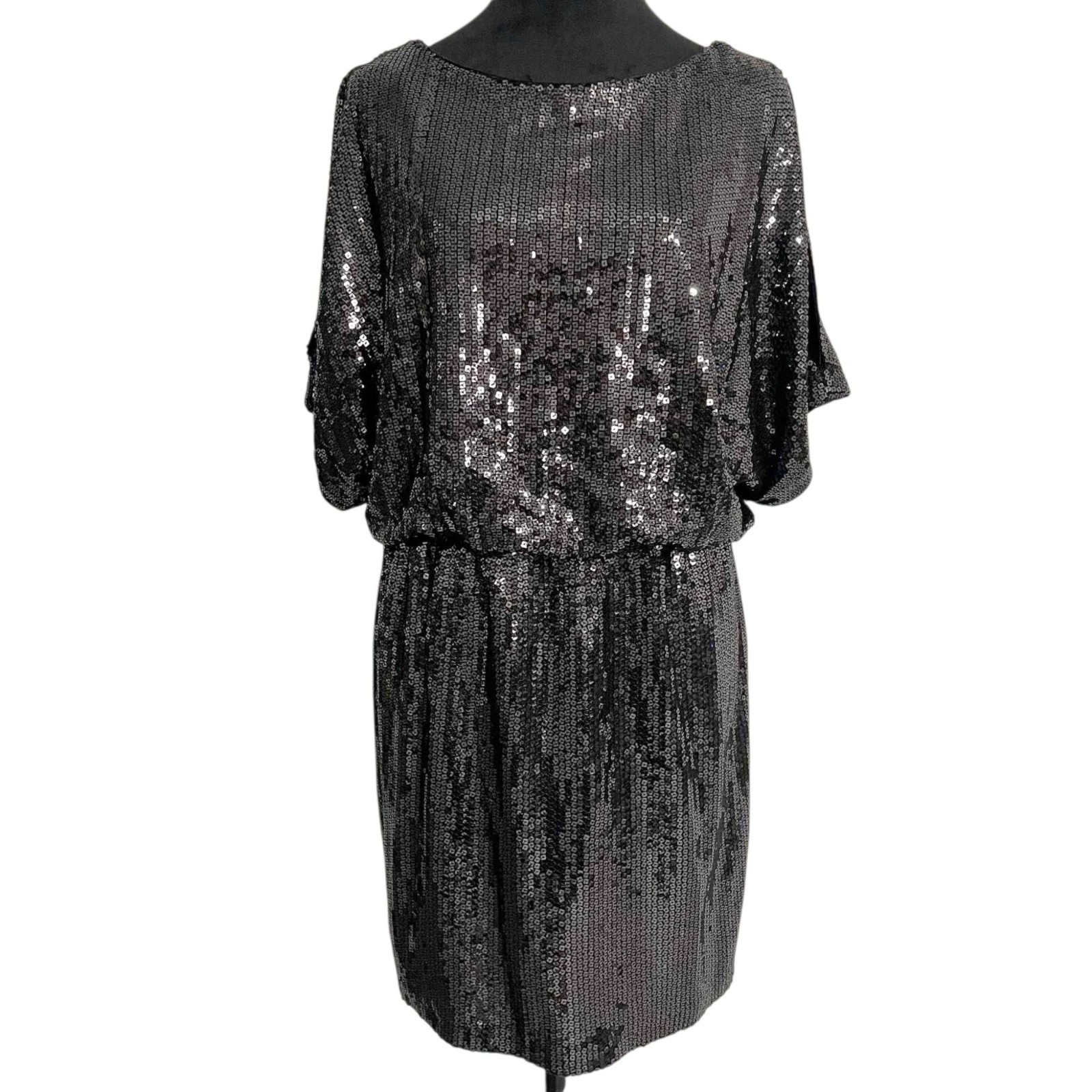 Xscape Petite Size 10 P Dress Sequin Black Holidays Classy