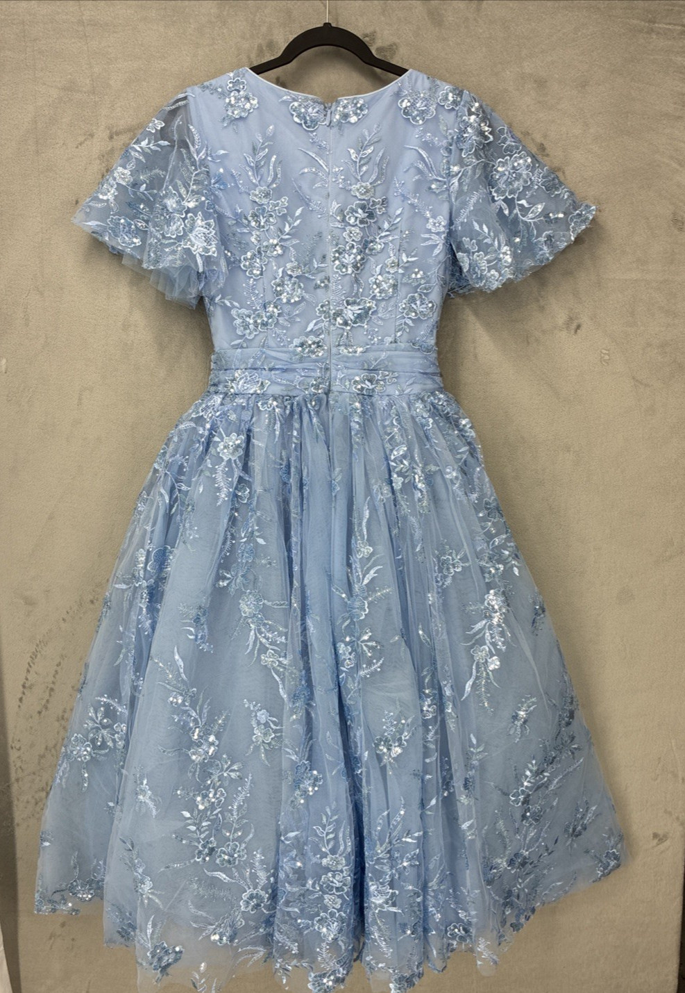Jessakae dress Blue Small Elsa Mesh Sparkle Cinderella Prom wedding formal