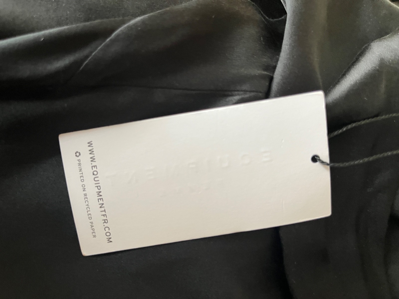 Equipment Nichole Minidress Black 100% Silk $475 Sleeveless New NWT Sz 0