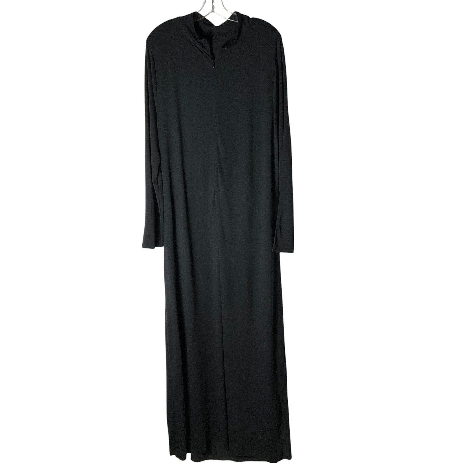 Studio Park x Shawn Killinger Knit Mock-Neck Maxi Dress A520764 Black Size 2X