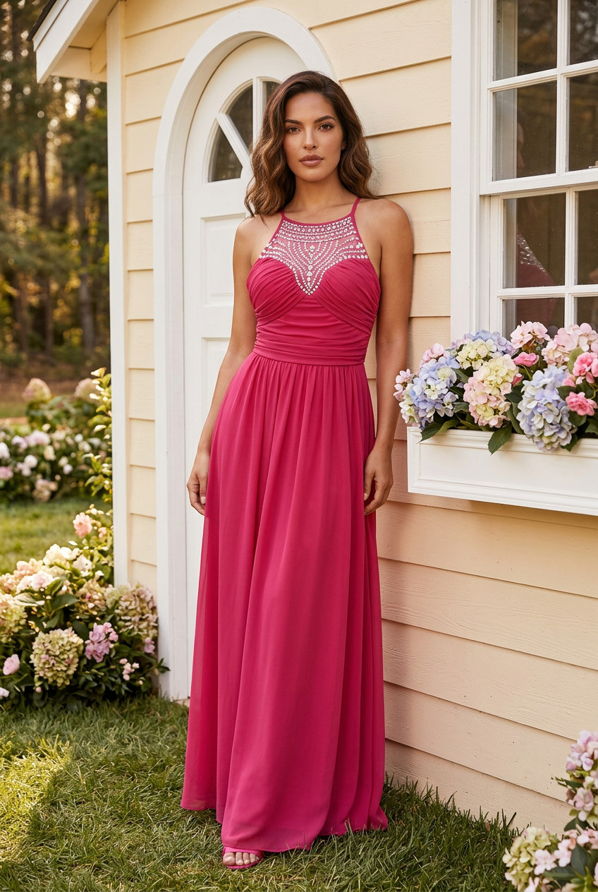 b darlin dress size 13/14 maxi dress one stud is loose