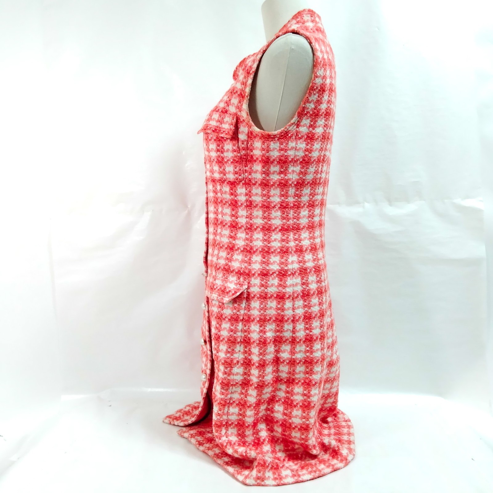 Chanel 01P　Dress Ladies Rayon Wool Cotton 2554549