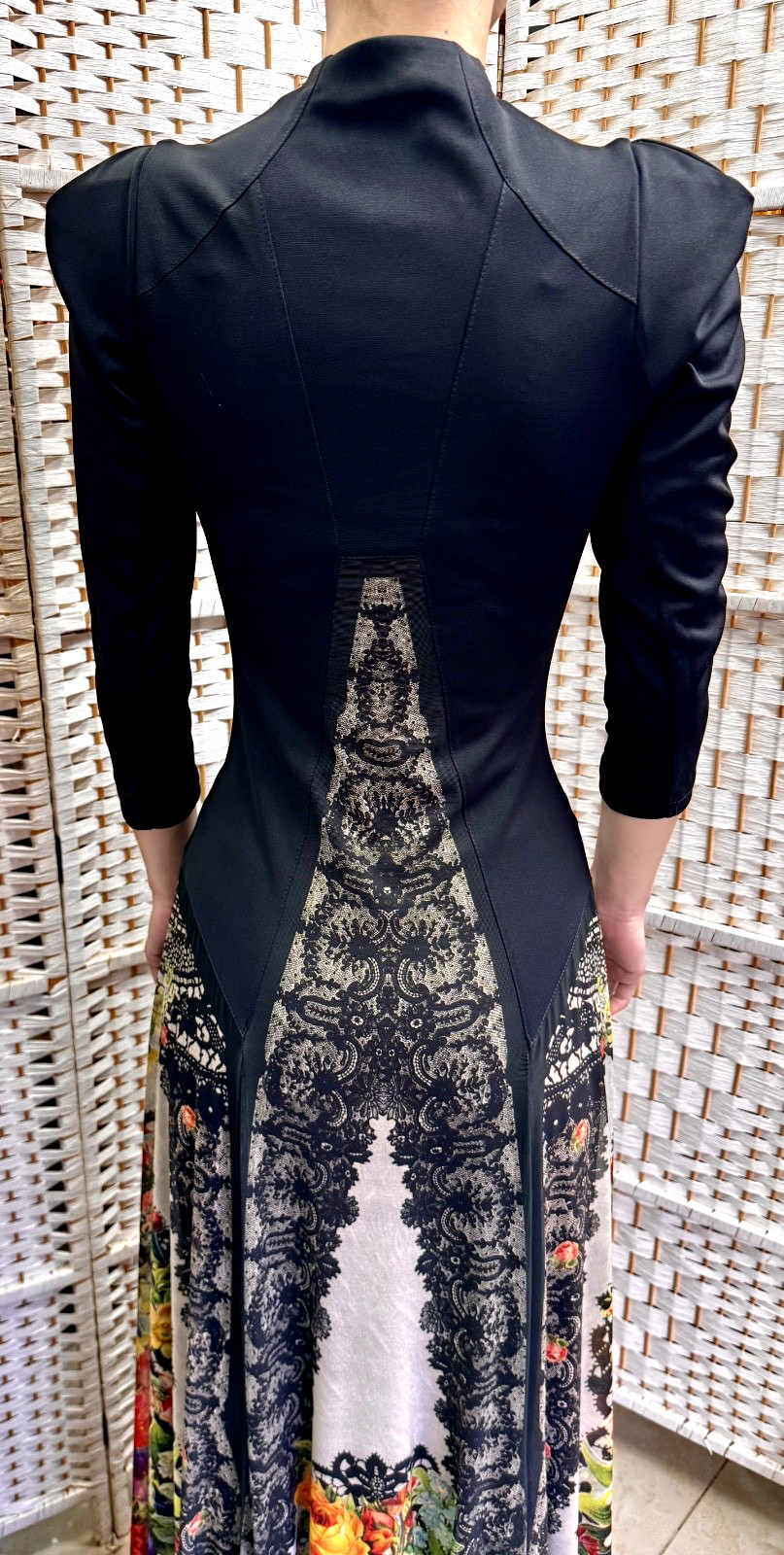 Michal Negrin Elegant Full length Floral Dress Size – 36 – NWT #2#
