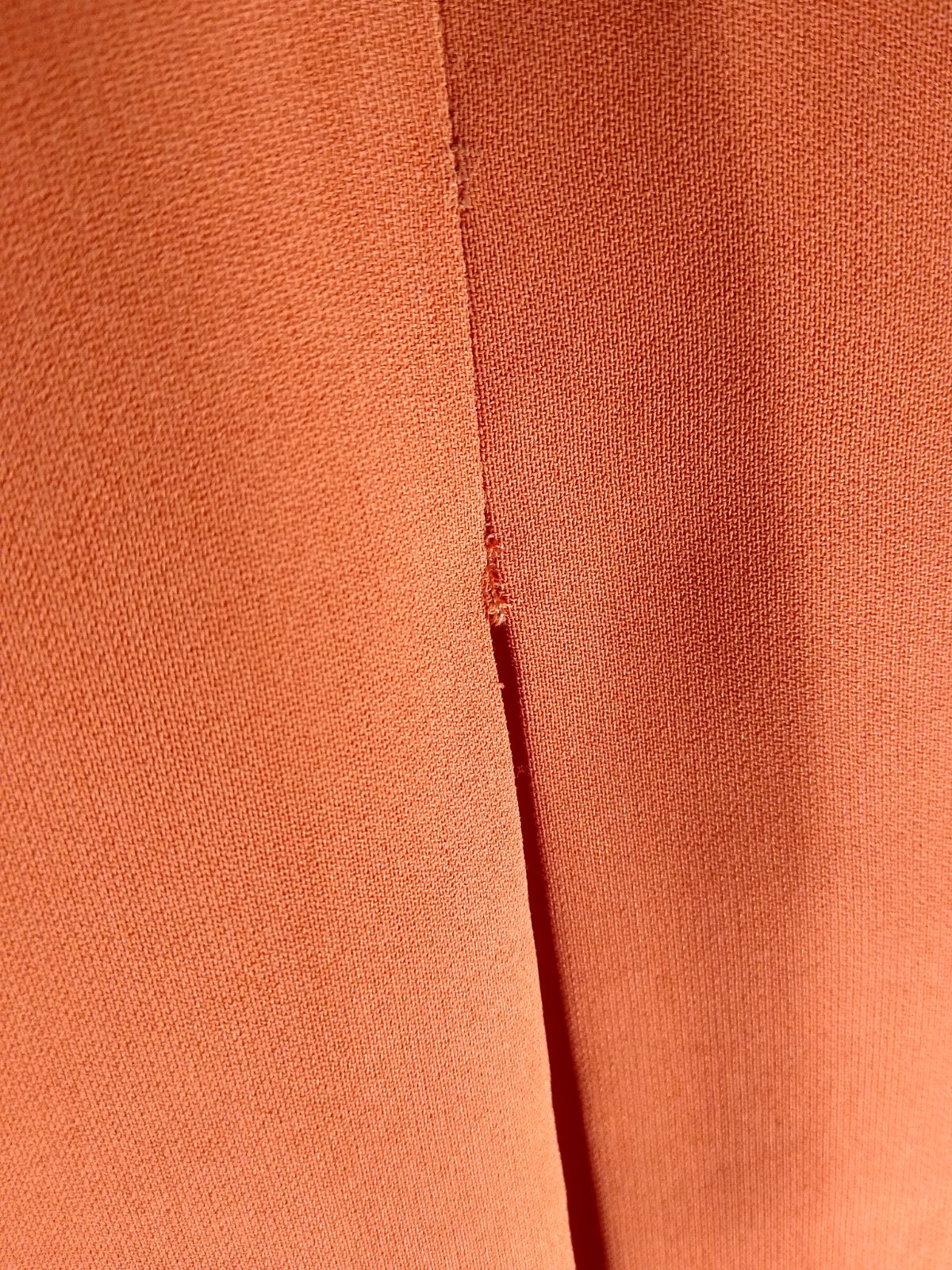 VERSACE rare collab LONG Orange/Salmon dress