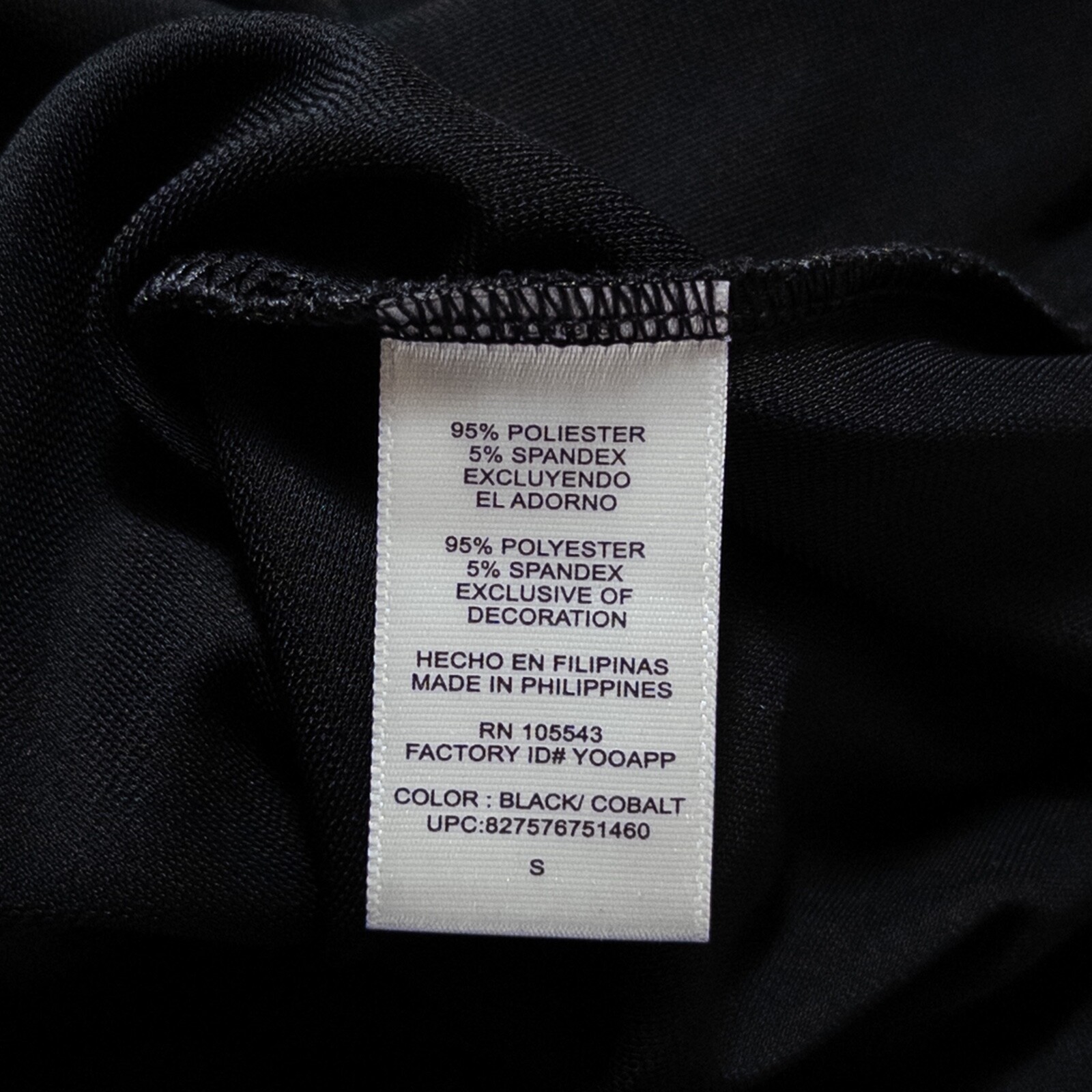 Narciso Rodriguez Design Nation Sheath Dress Small Black Cobalt Cowl Neck