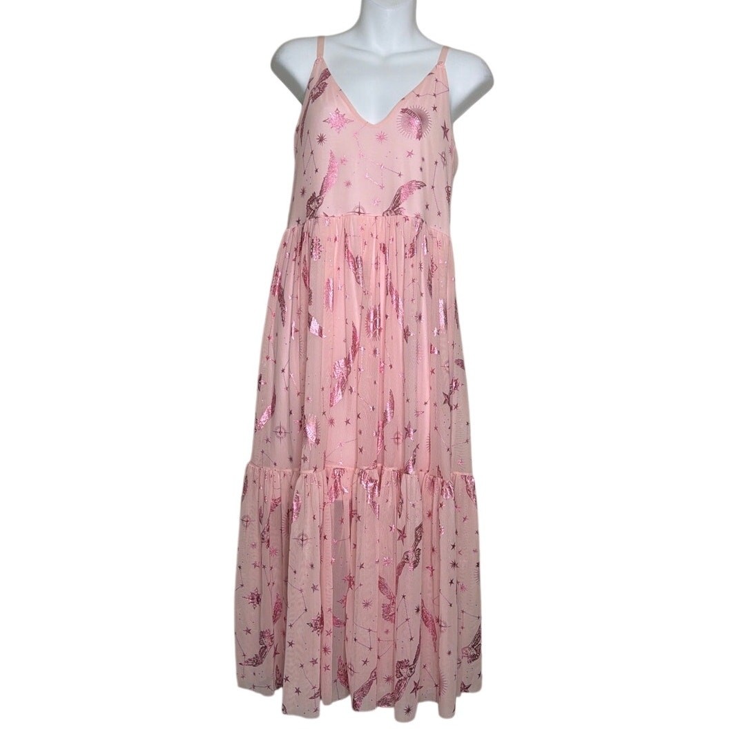BlackMilk Harry Potter Owl Tiered Magic Midaxi Dress Size Small