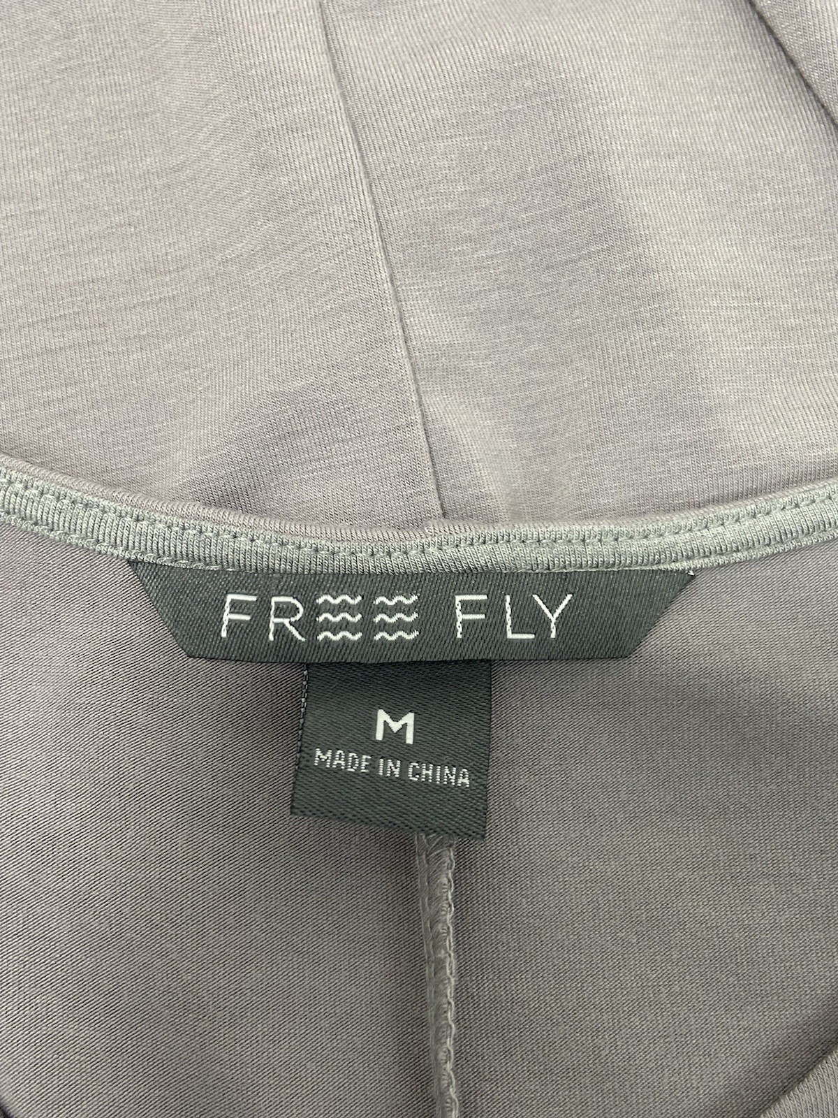 Free Fly Size Medium Gray Bamboo Flex Sleeveless Tank Dress Stretch Comfort
