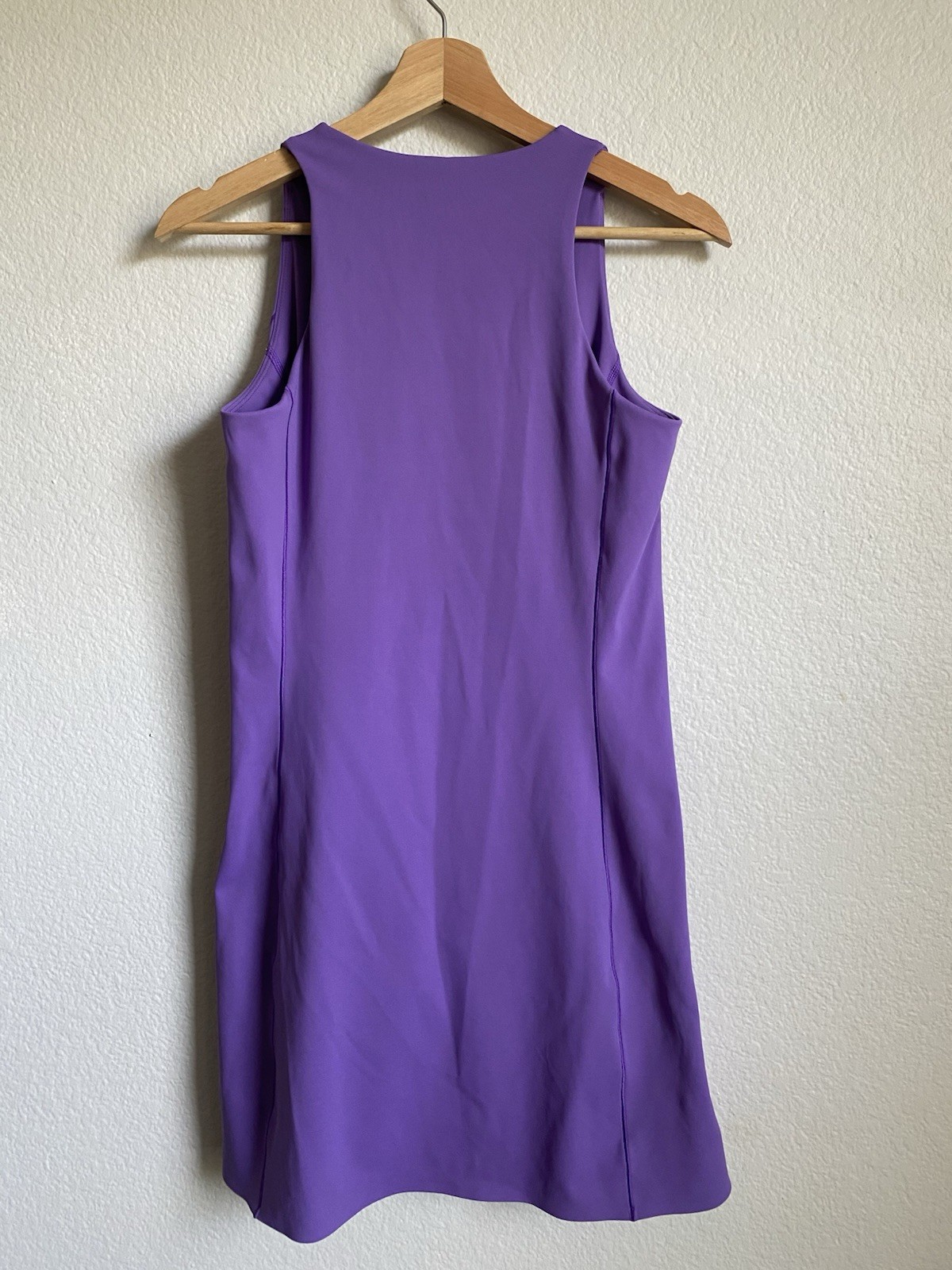 SPANX Get Moving Zip Front Tennis Golf Sport Mini Dress Vibrant Lilac Purple