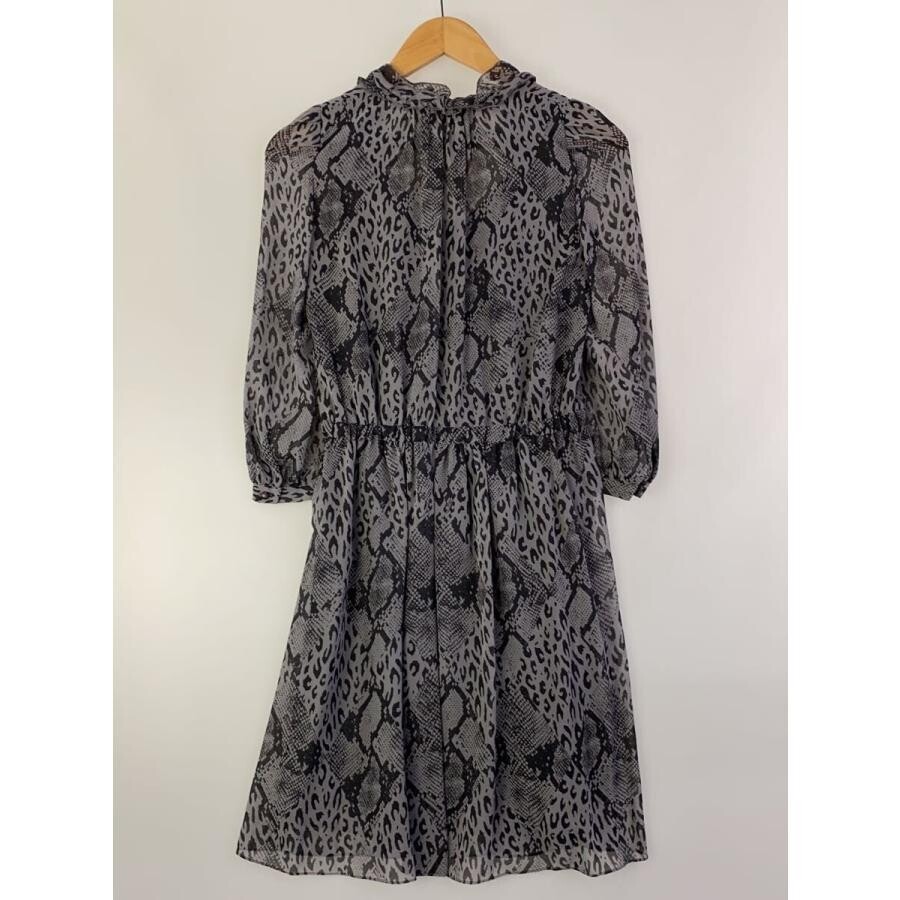 HYSTERIC GLAMOUR Gray Leopard Tunic Dress FREE Polyester Auth