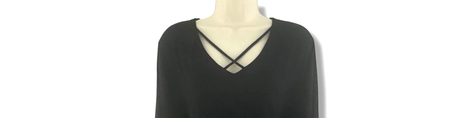 Chico’s Size 3 = XL/16 Black Soft Knit Shift Dress Timeless Classic All-Season