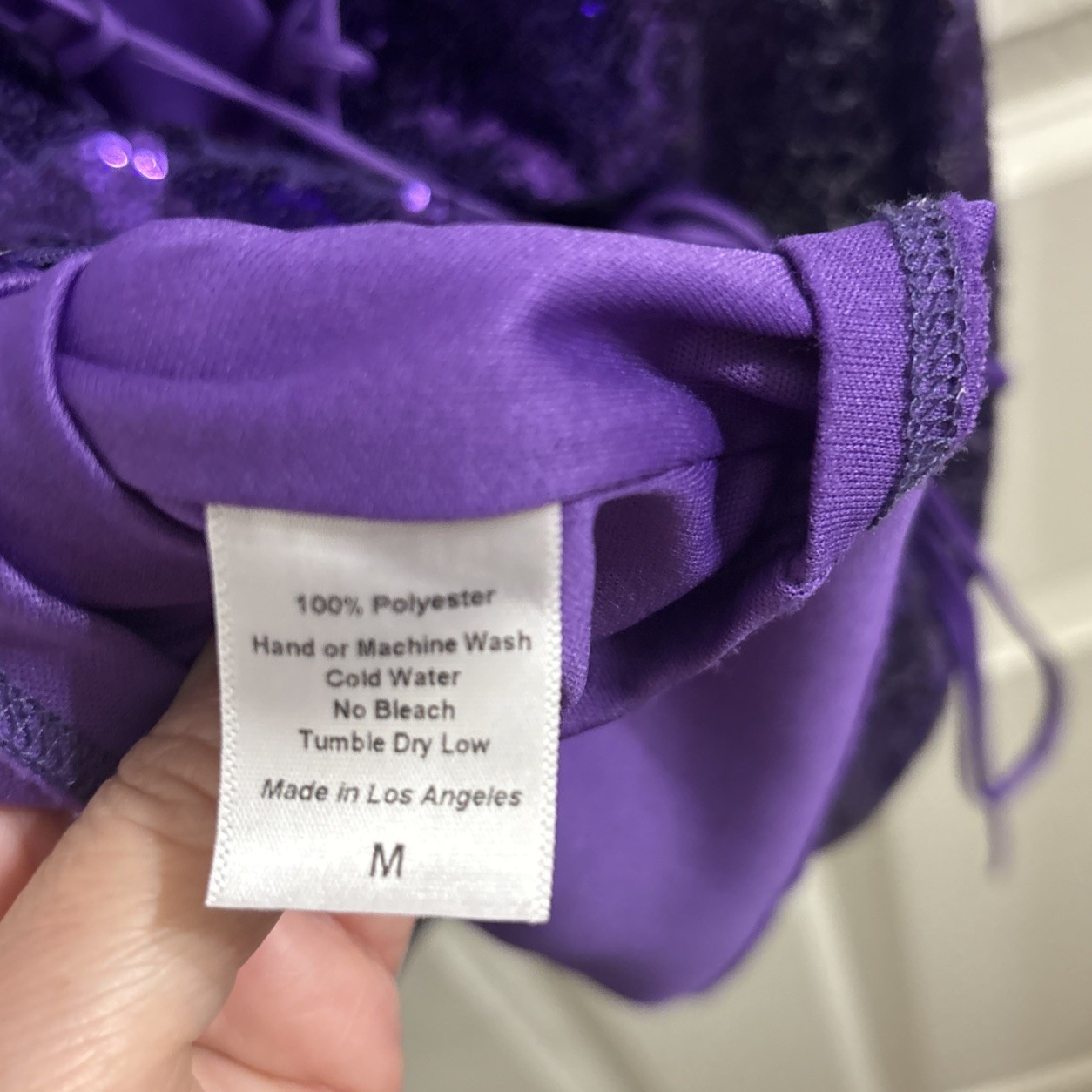 Lucy In The Sky Purple Sequin Spaghetti Strap Lace Up Back Medium Mini Dress