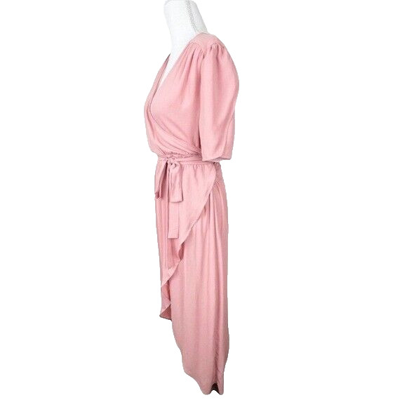 Standards & Practices Bridesmaid Dress Women Extra Large Pink Wrap Surplice NWT