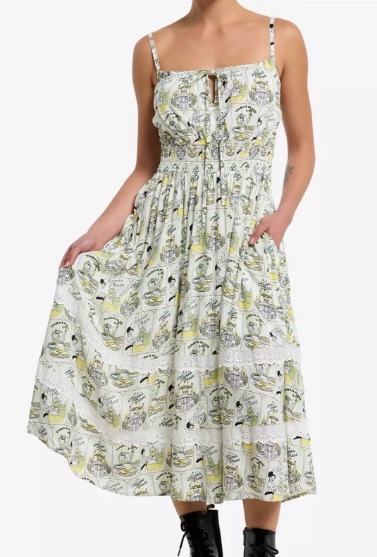 Her Universe Disney Princess and The Frog Tiana’s Place Summer Dress MEDIUM NWOT