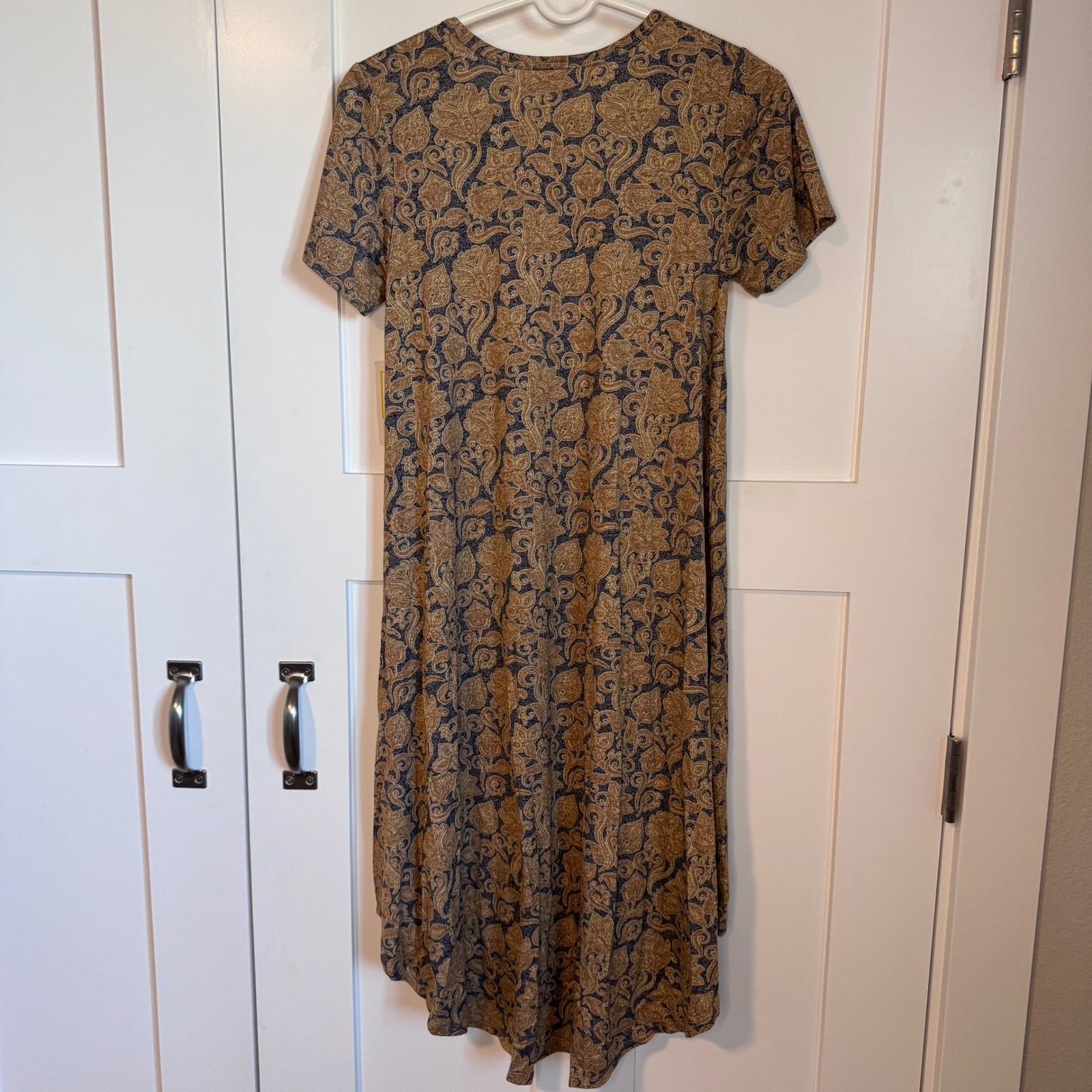NWT LuLaRoe Carly Swing Dress with Chest Pocket Hi Low Hem Women’s Size XXS New