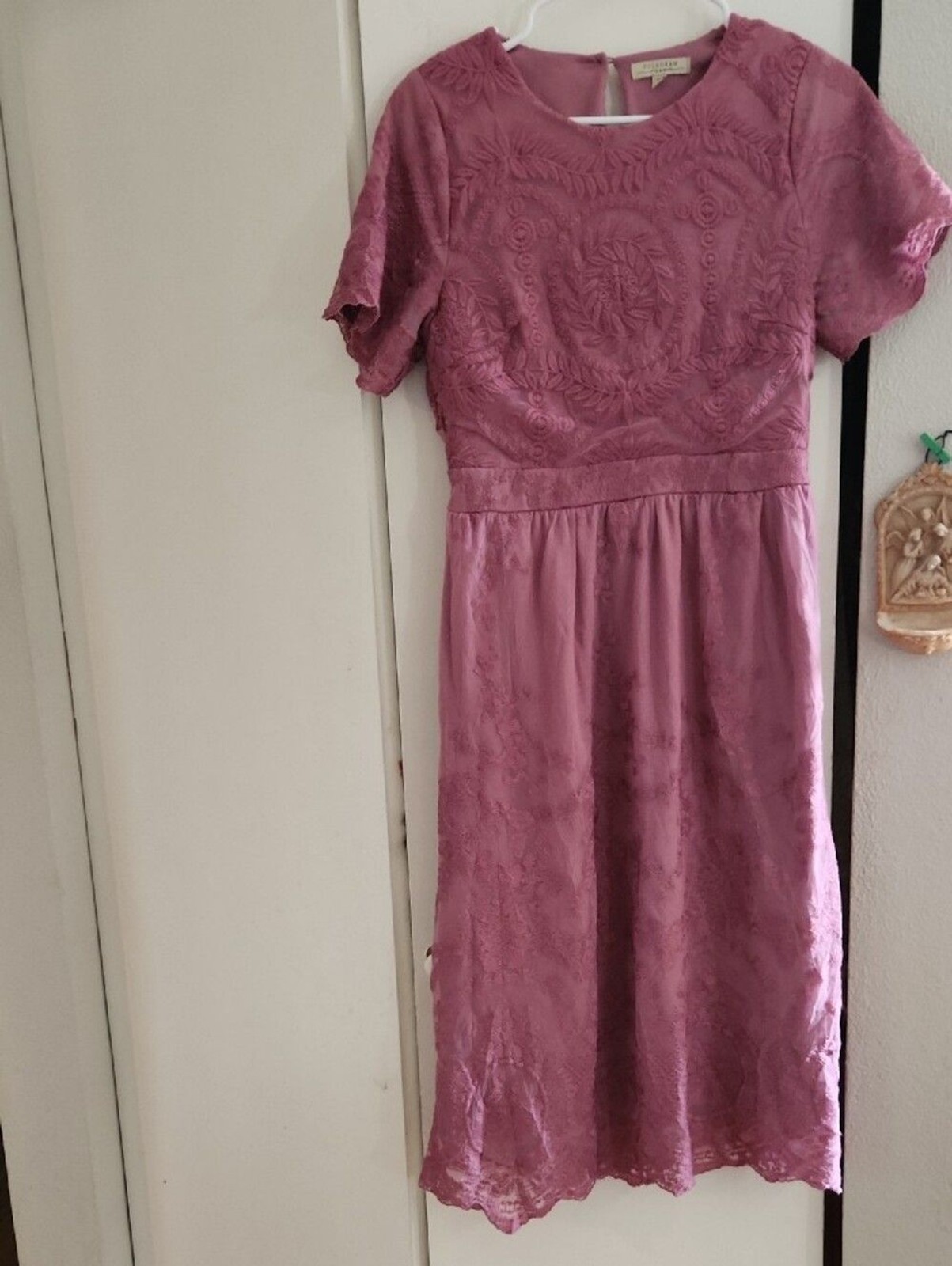 Polagram Mauve Pink Sleeveless Dress