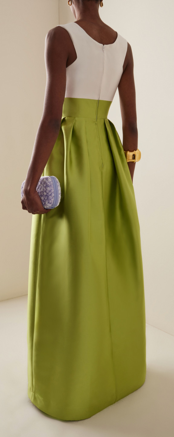 Greta Constantine Silk Faille Gown for $900 – Medium, perfect condition