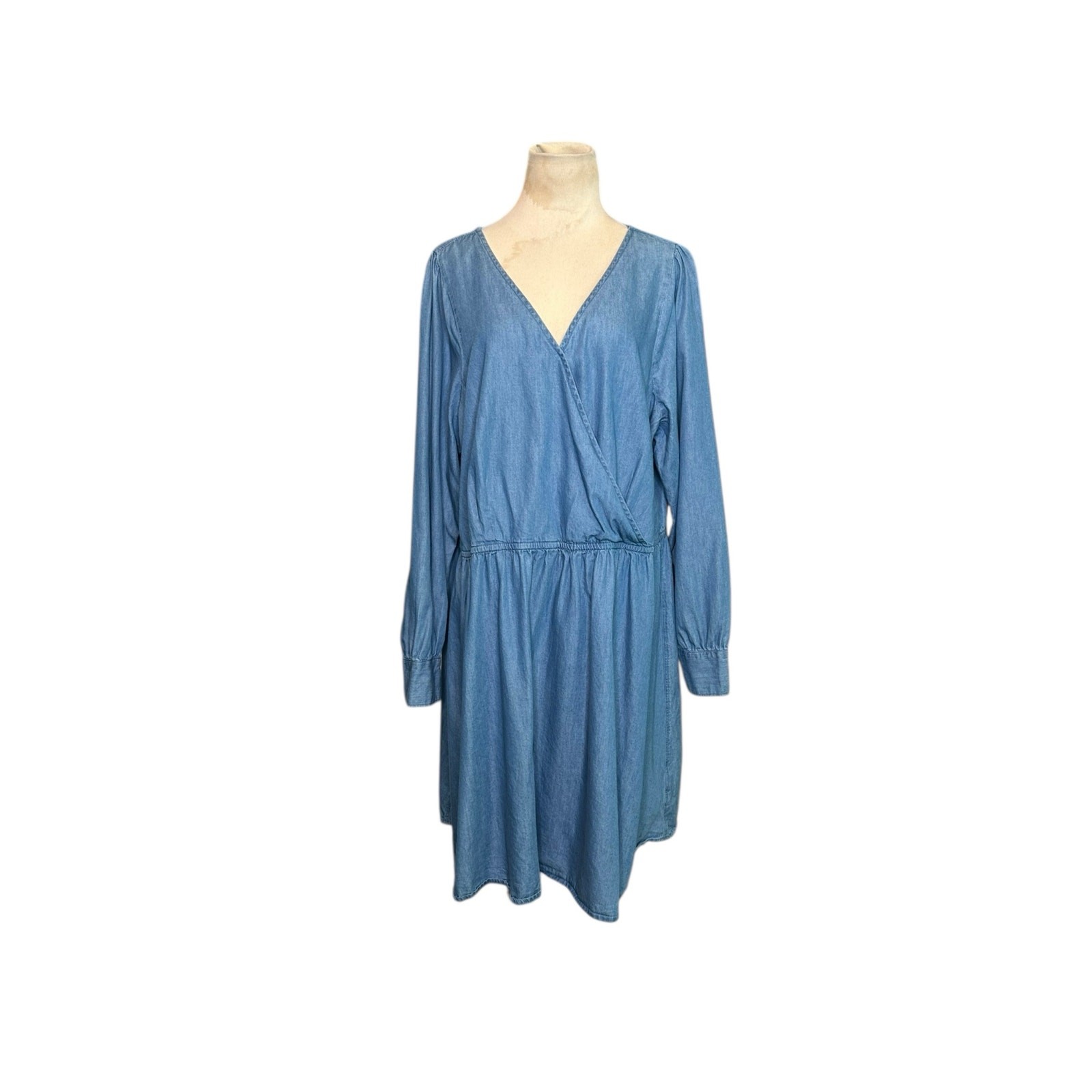 Red Camel blue chambray long sleeves dress size 3X