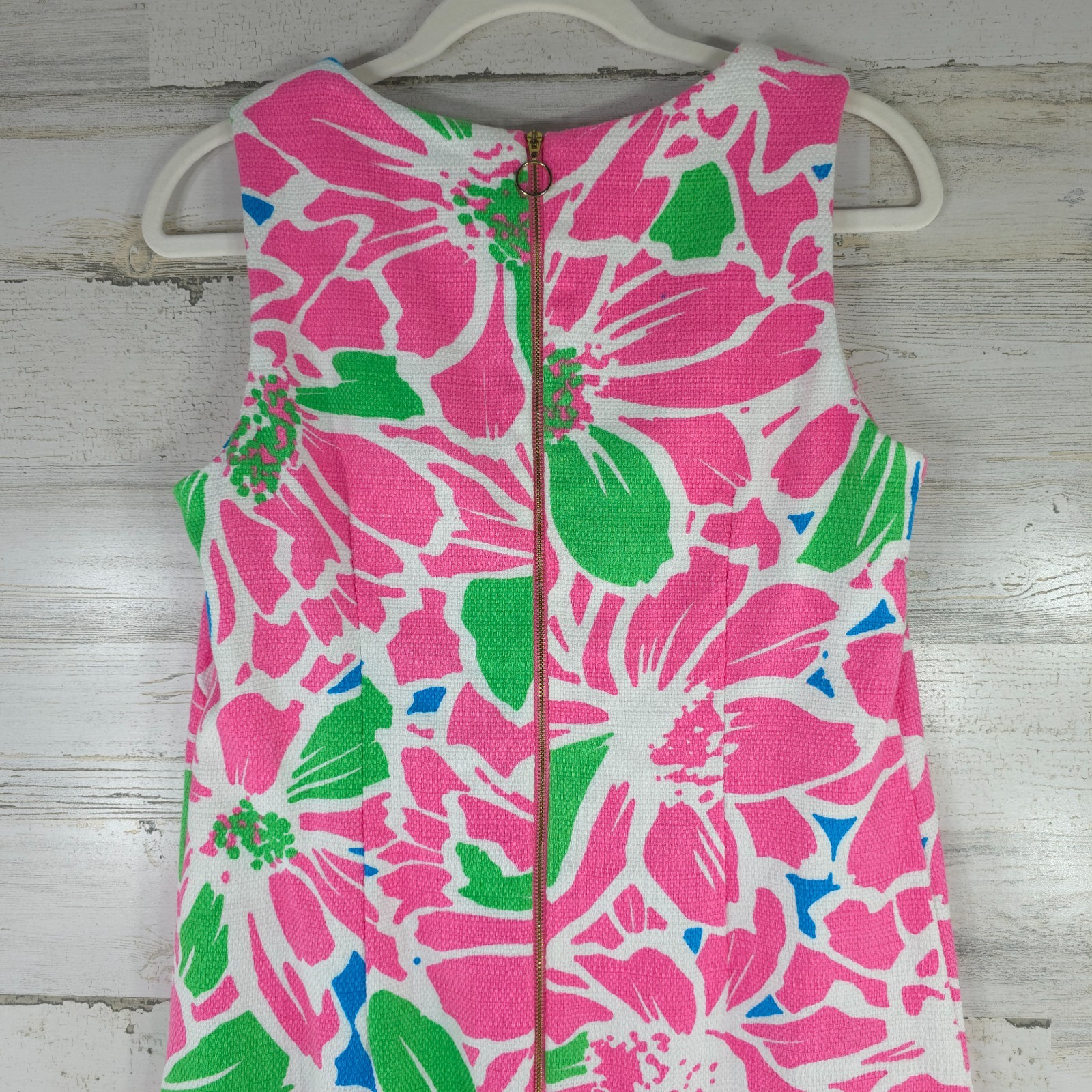 JUST TAYLOR PINK FLORAL PRINT SHIFT MINI DRESS WOMEN’S SIZE 8 SLEEVELESS STRETCH