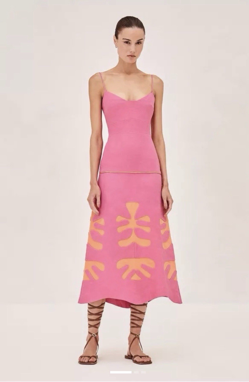 Alexis Nalory Midi dress Hibiscus L