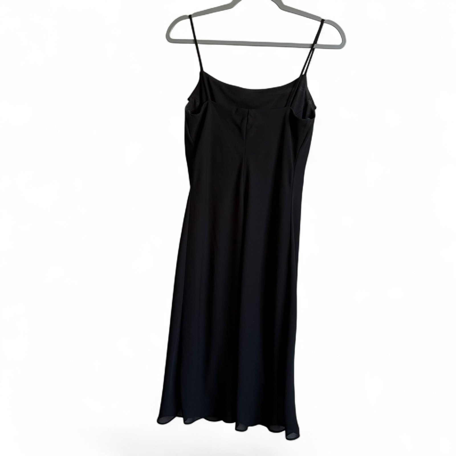 Vintage Jump cowl neck black mini dress spaghetti straps size M