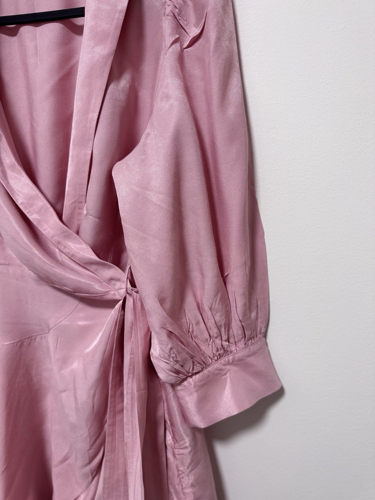 Hudson North Pink Wrap Short Dress Size XL