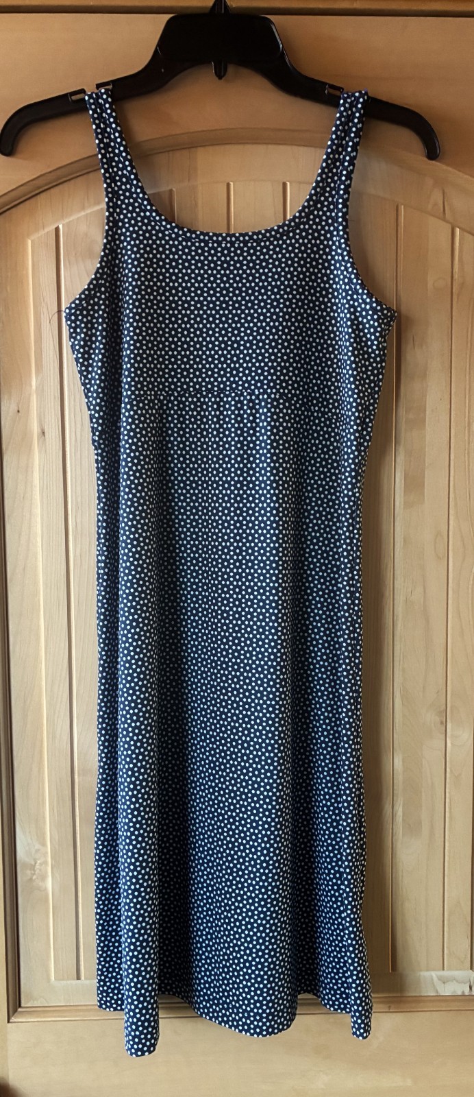 Columbia Omni-Freeze PFG Tank Dress XS Blue and White Polka Dot
