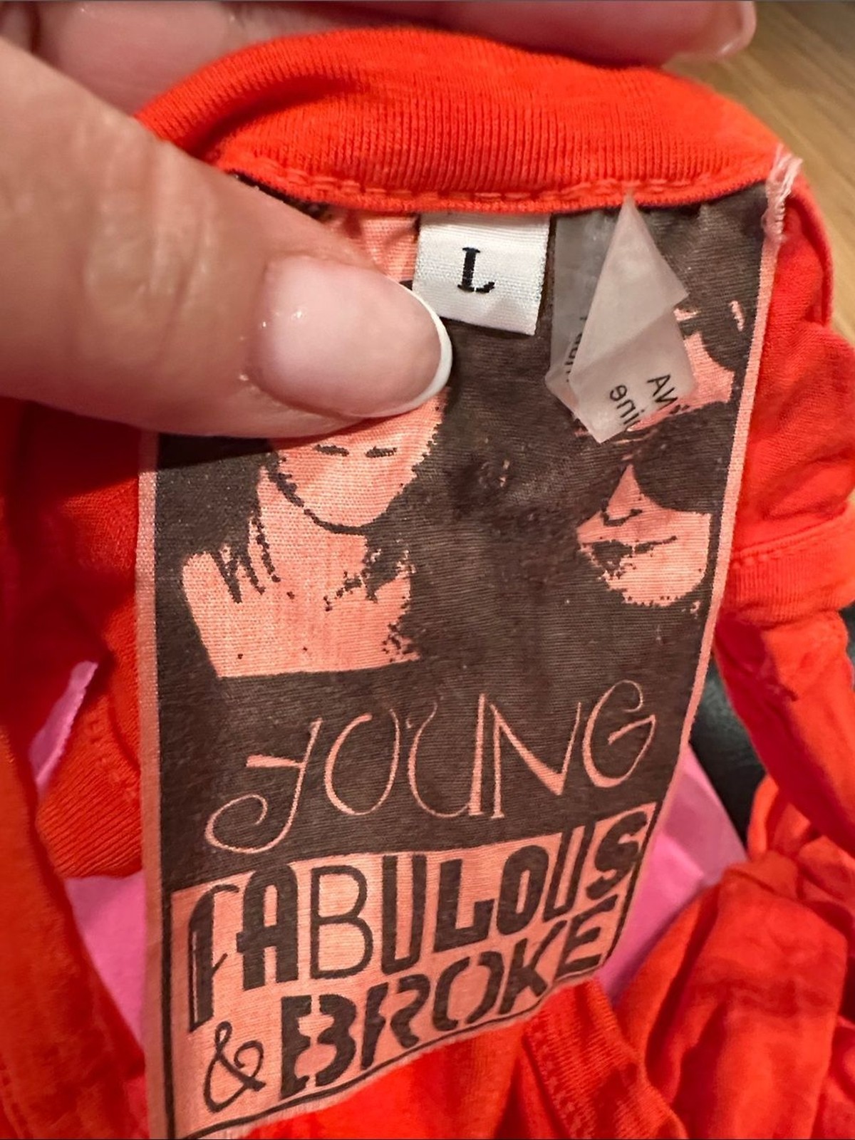 Young Fabulous and Broke Hamptons Maxi Ombre Tie Dye L Orange Cream Tan