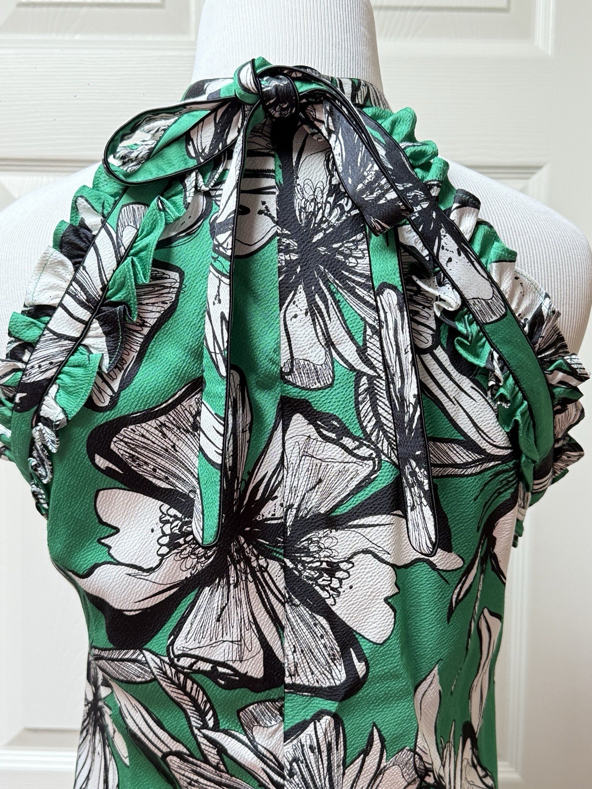 ALEXIS Bloom Dress Size Medium Ruffle