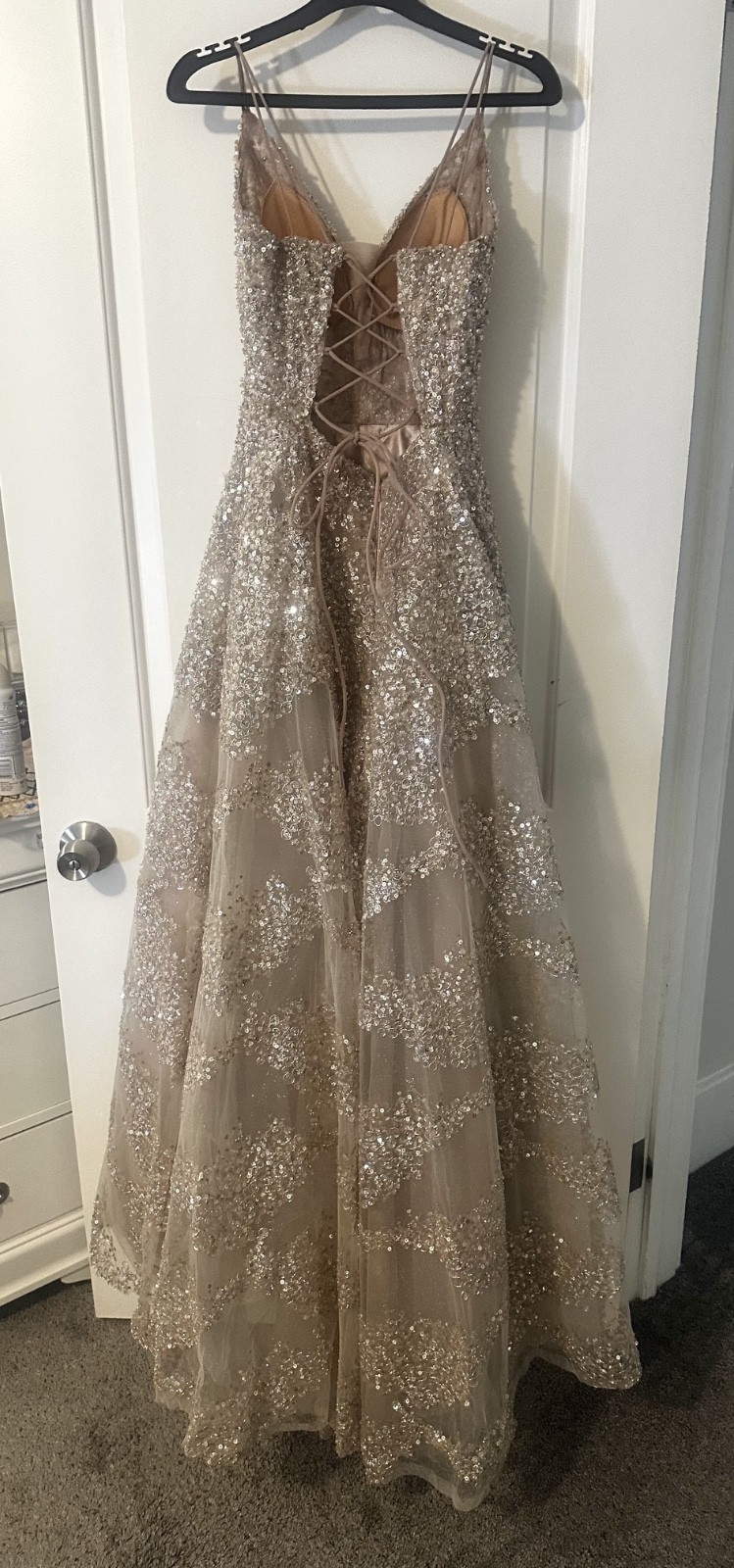 Cat Walk Beaded Formal Gown