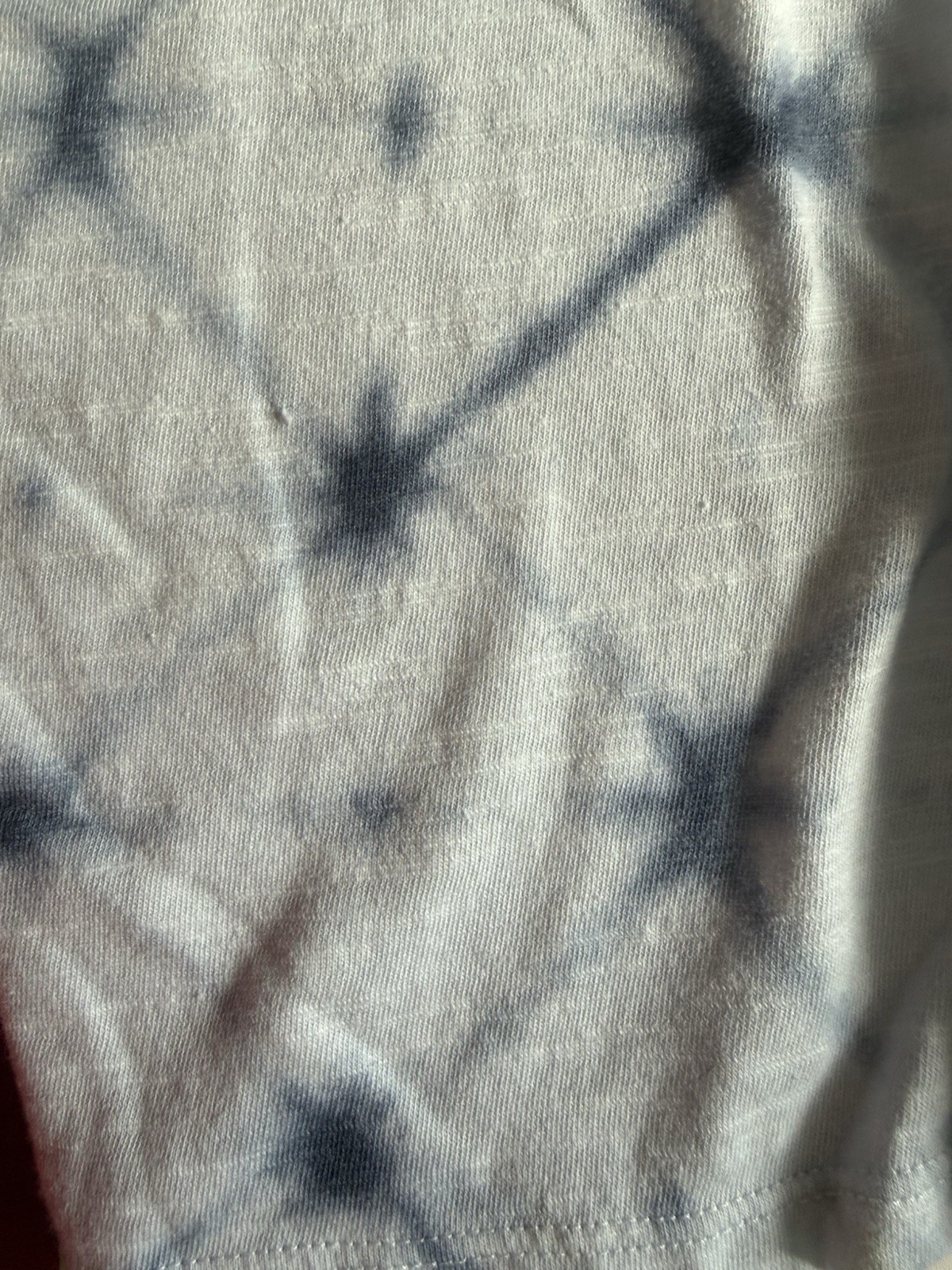 SONOMA LIGHT BLUE TIE DYED TANK SHIRT SUMMER DRESS SZ Large
