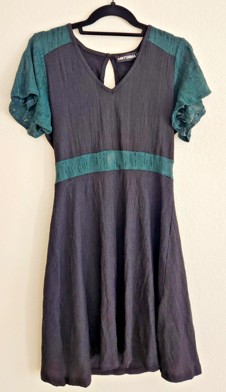 Disturbia Fae Midi Dress V-Neck, Keyhole Back, UK10/US6 [NWT]