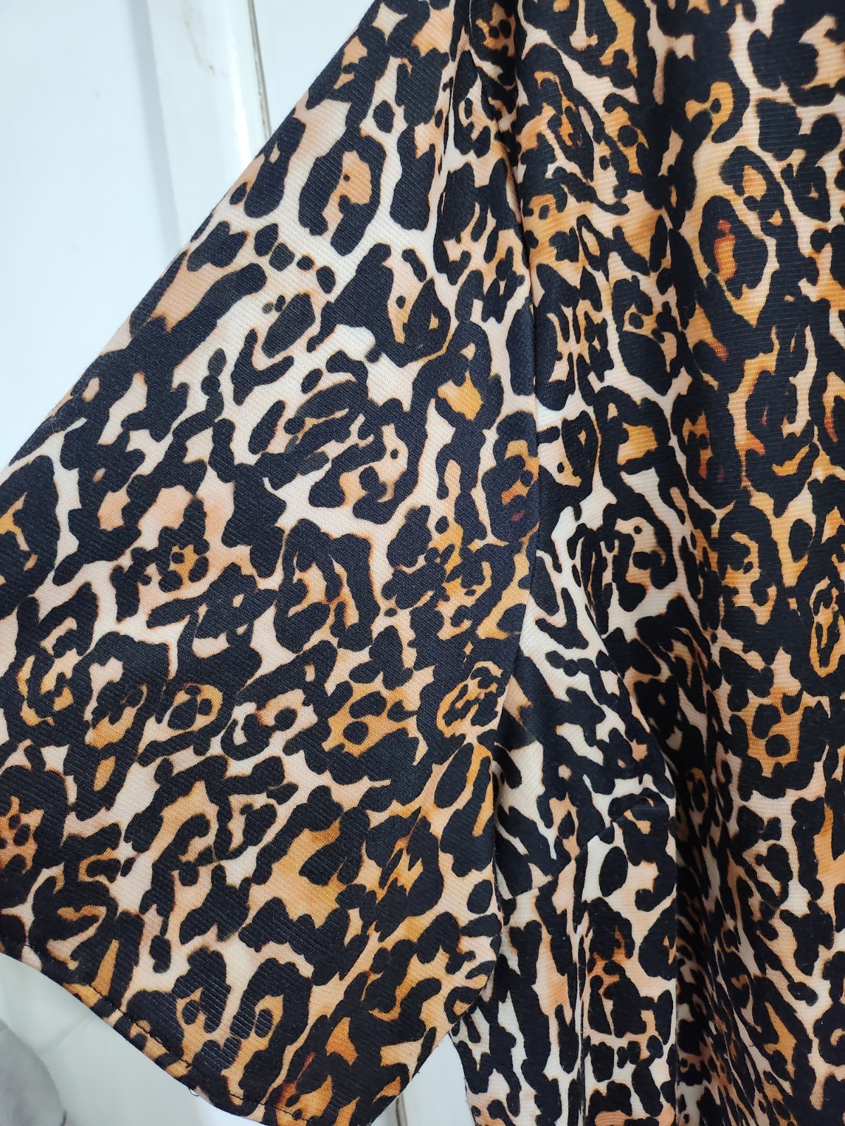 Yours Leopard Print Knee Length Shift Dress Size 26-28