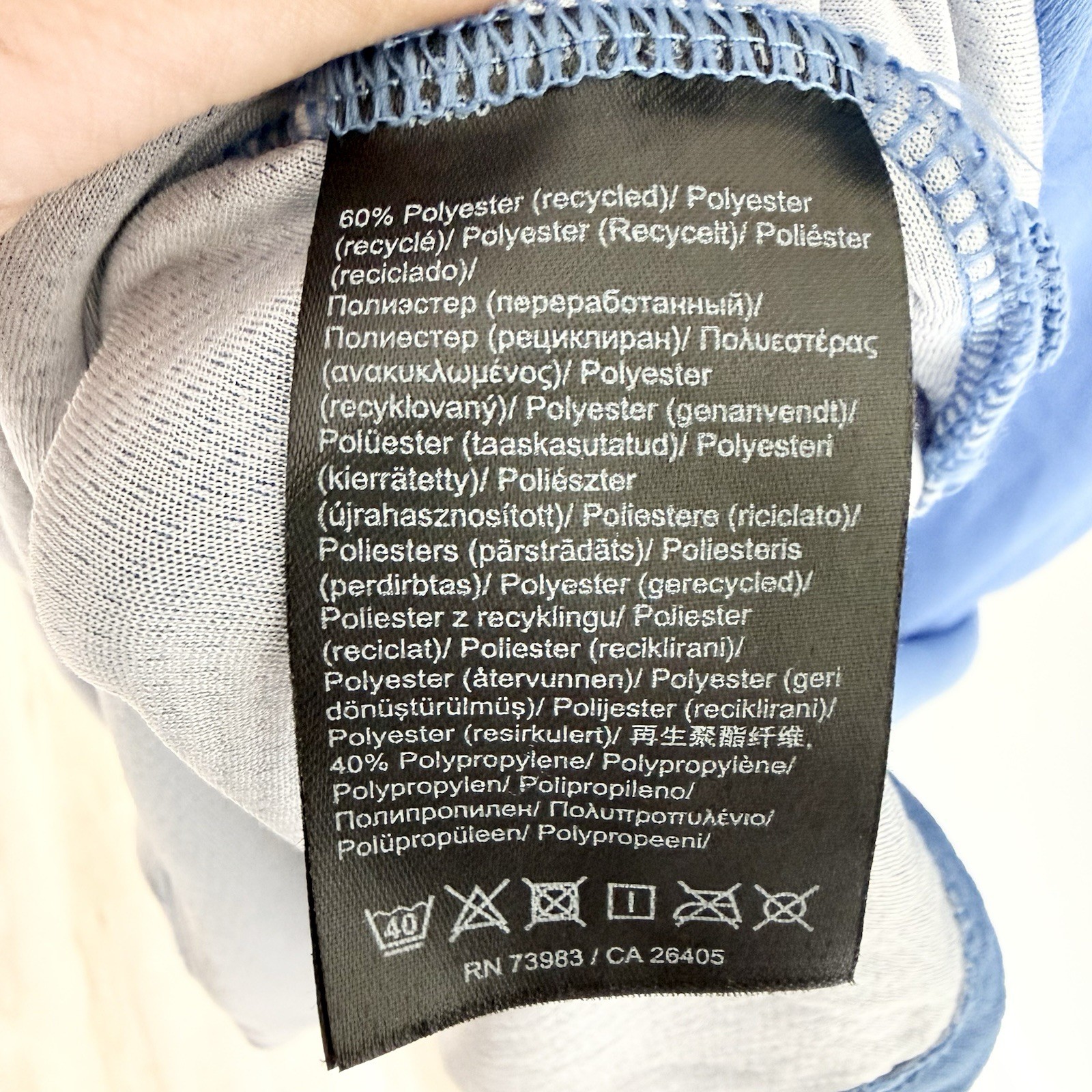 Helly Hansen HH Lifa Active Stolen Dress SPF 50+ Blue Size L VV5425