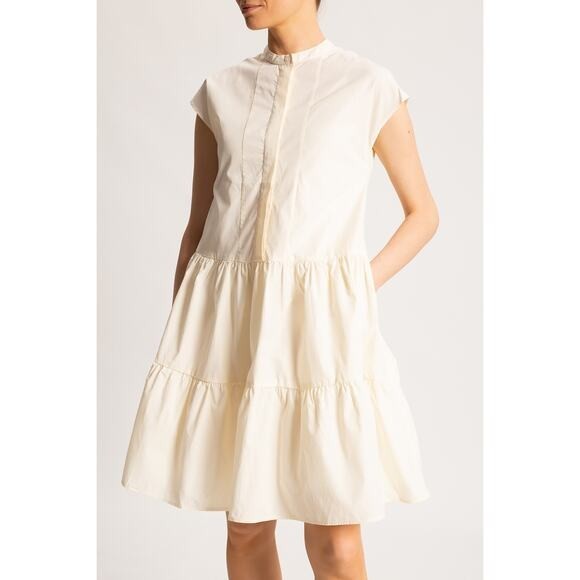Samsoe Samsoe Margo Shirt Dress Antique White Size Small