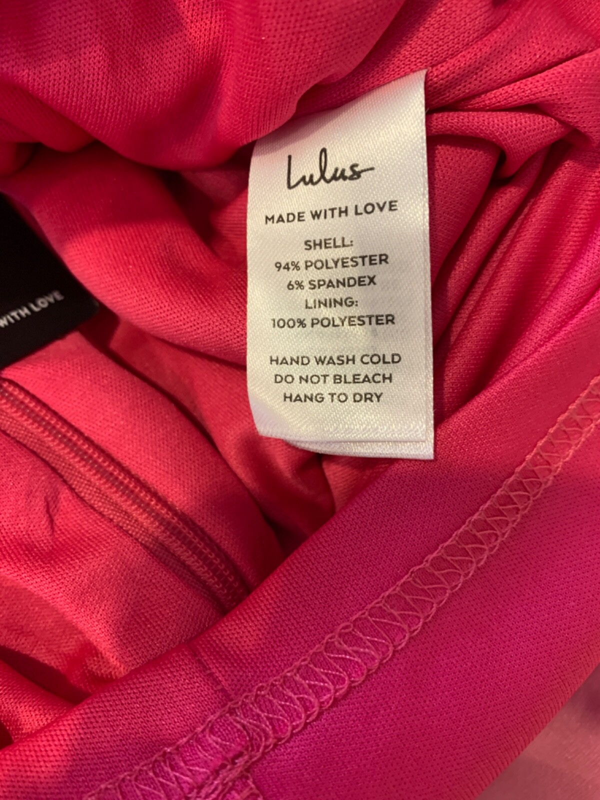 Lulu’s Glamorous Celebration Sz S hot pink velvet tulip dress, NWT, strapless