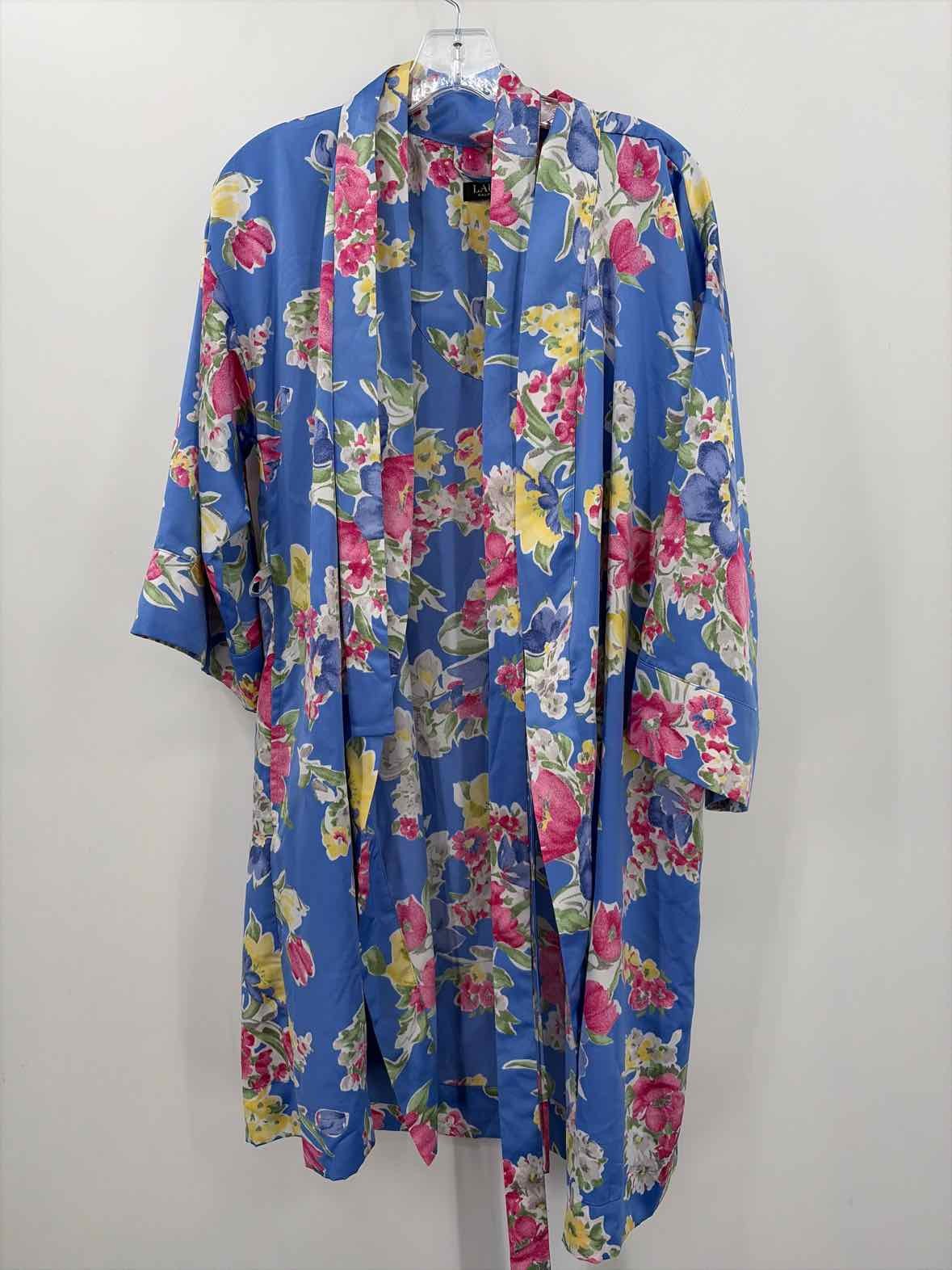 Pre-Owned Ralph Lauren Blue Size Small Wrap Knee Length Long Sleeve Dress