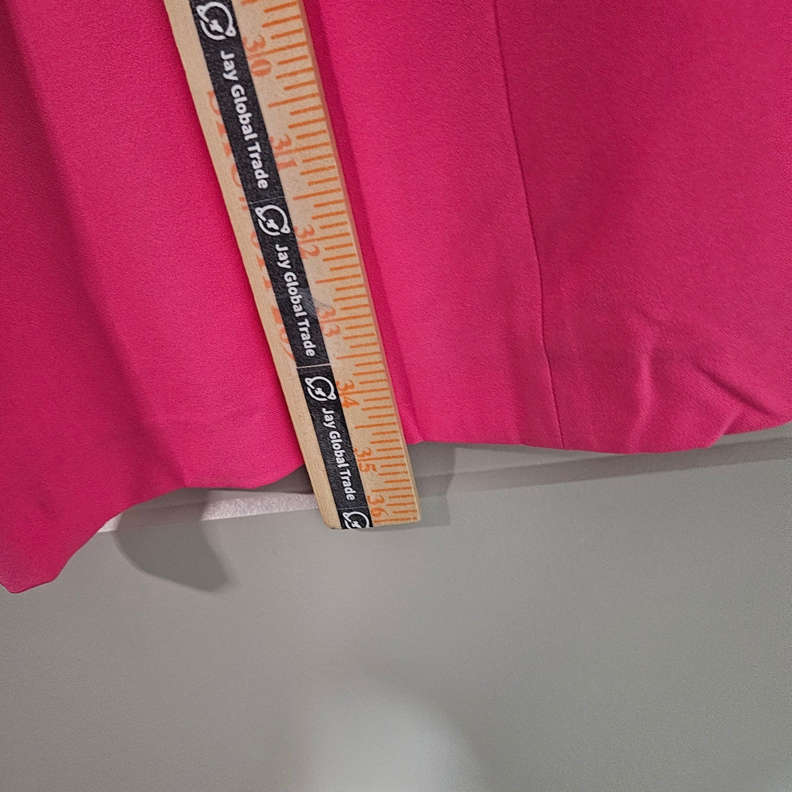Vilagallo Pink Keyhole Tie Sleeve Shift Dress Made in Spain Size 38