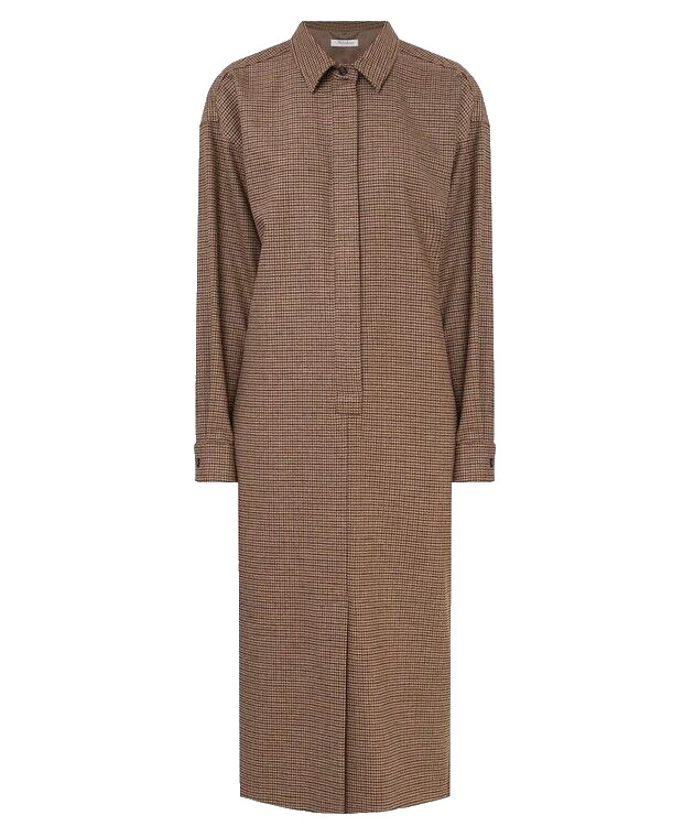 ✨ MAX MARA Brown Virgin WOOL and Cashmere Dress Usa2_ It36_ De32_ Uk4_ Fr34