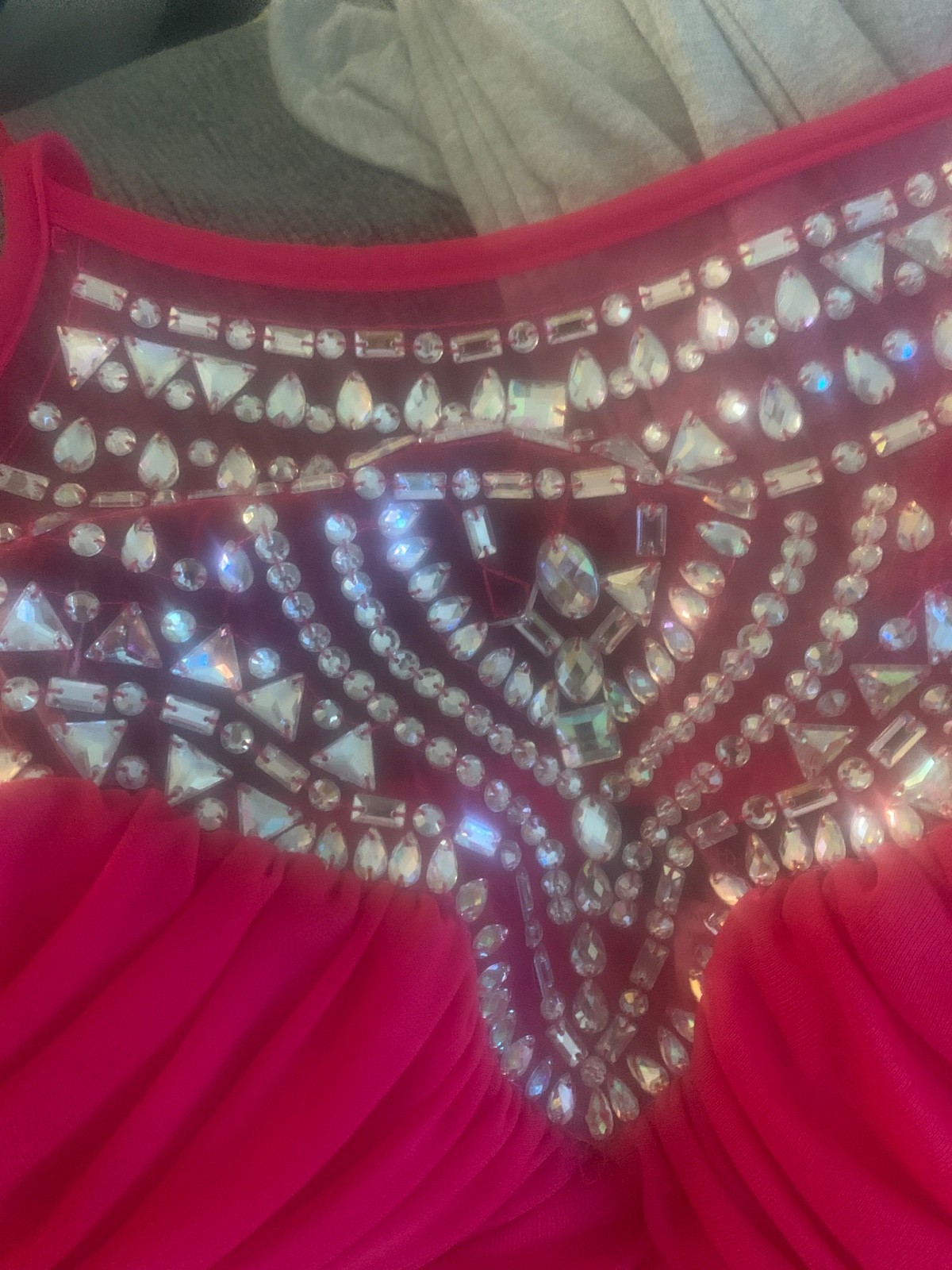 b darlin dress size 13/14 maxi dress one stud is loose