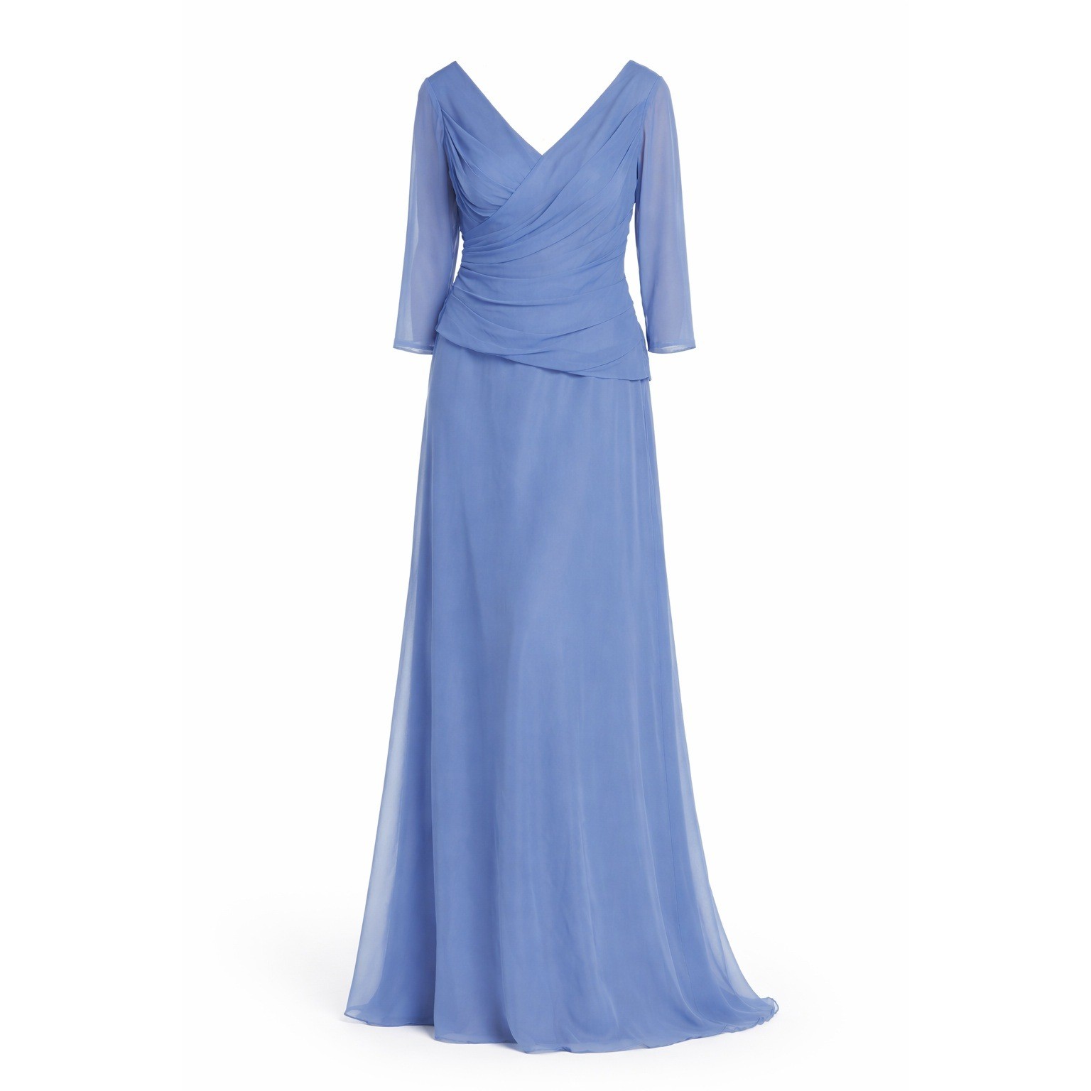 Siri St. Helena Mother Of The Bride Gown 9377 Silk Chiffon Size 16