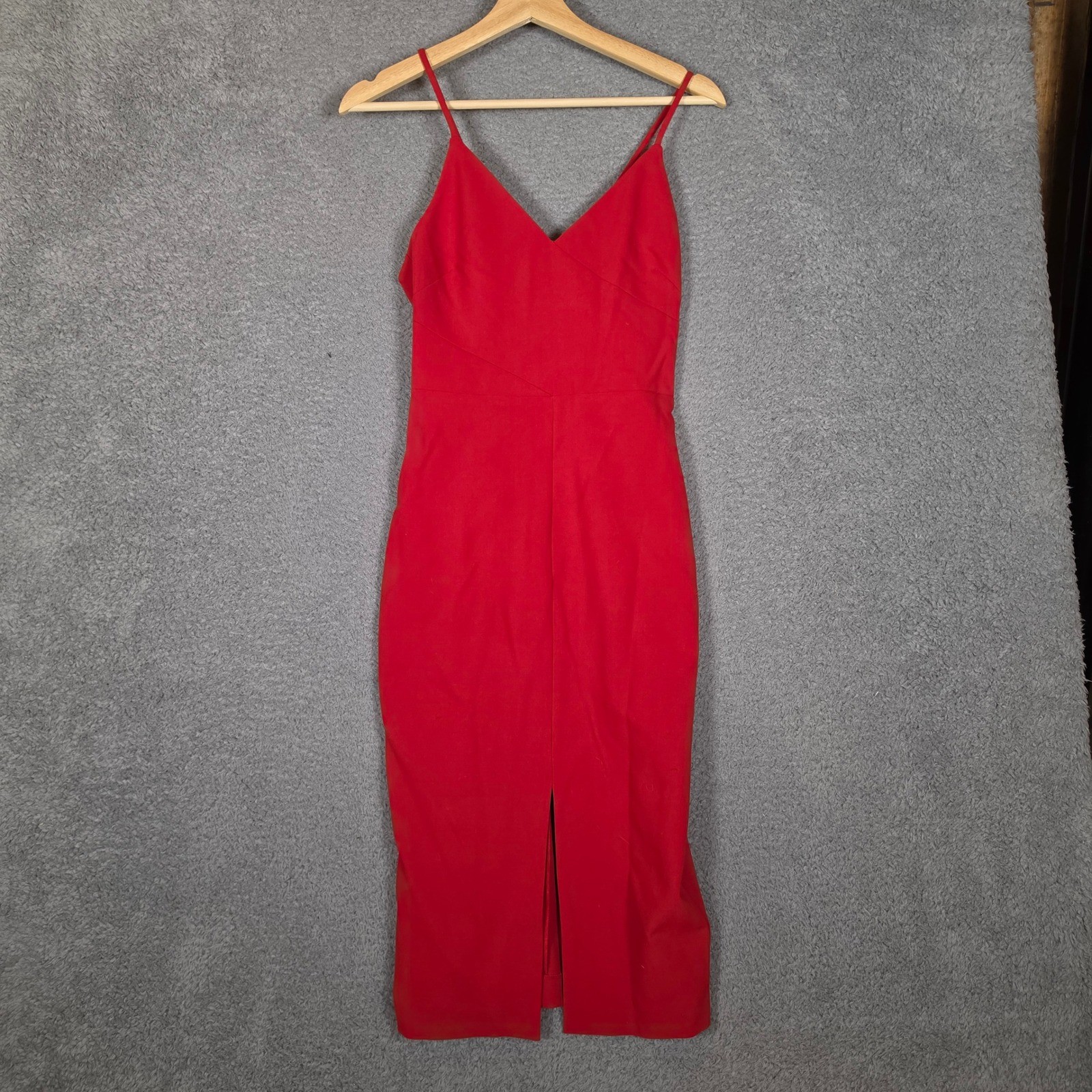 Likely Brooklyn Dress Womens 0 Scarlet Red New NWT Midi Cocktail YD218001LY