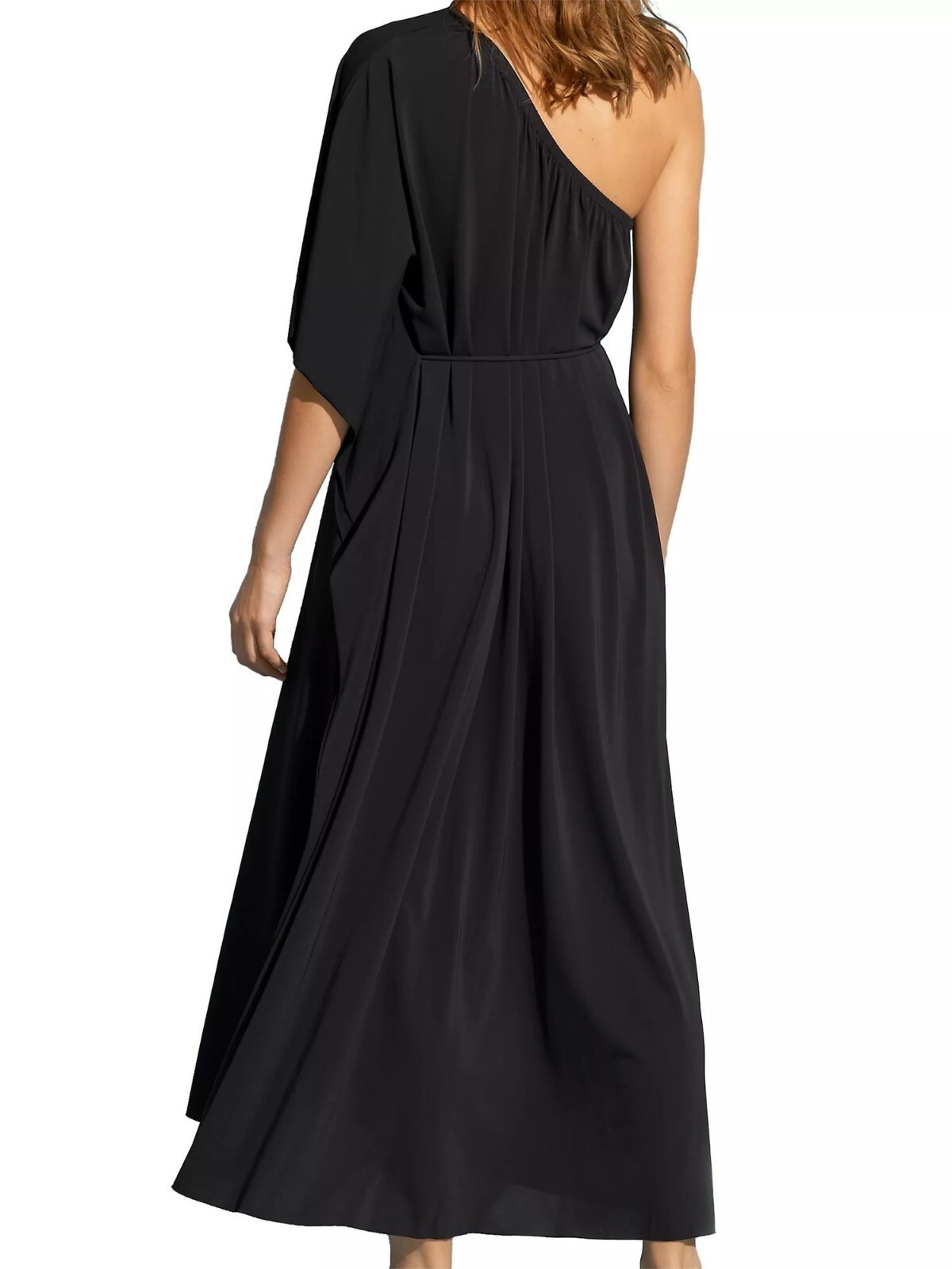 ERES Georgie One Shoulder Long Dress in Noir 3 New Womens Maxi Gown